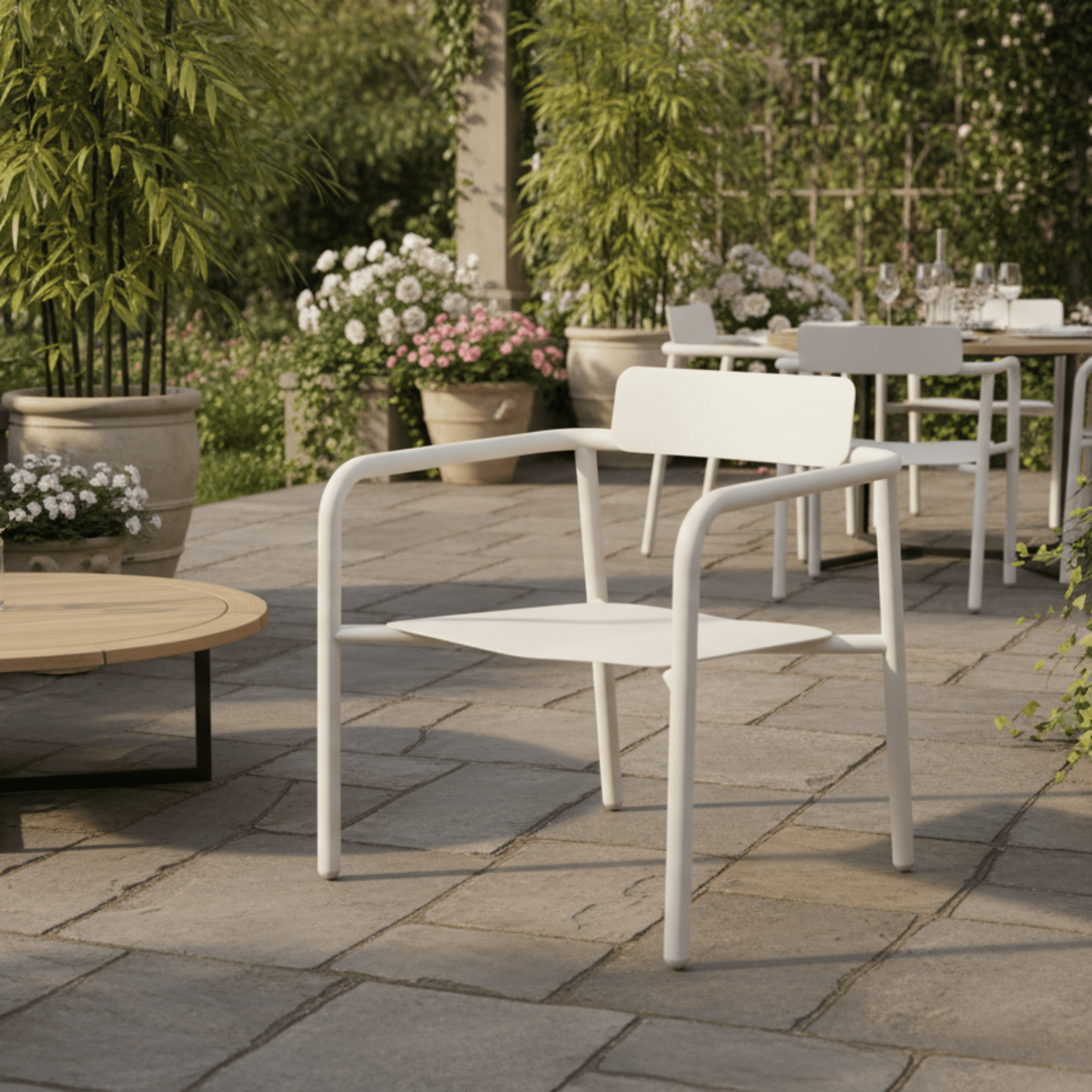 Fauteuil Lounge Breeze - Neige Matin - bibelo