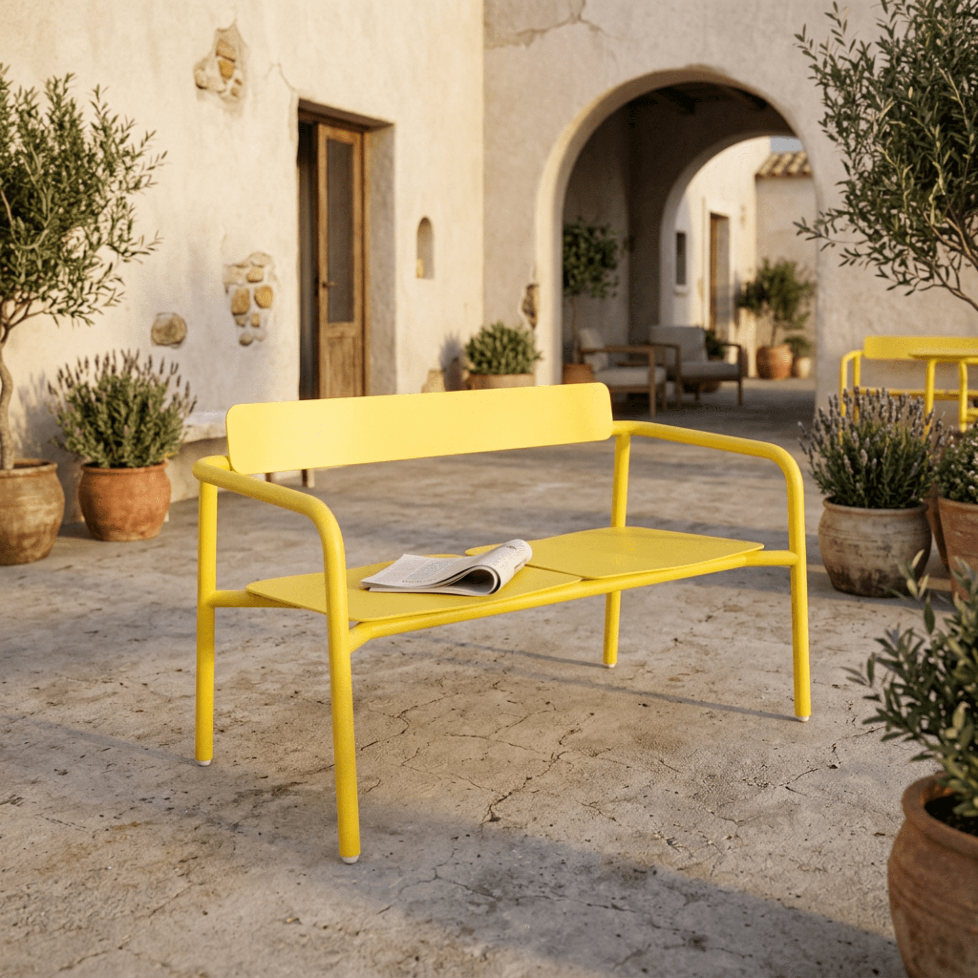 Banc Breeze - Jaune Cédrat - bibelo