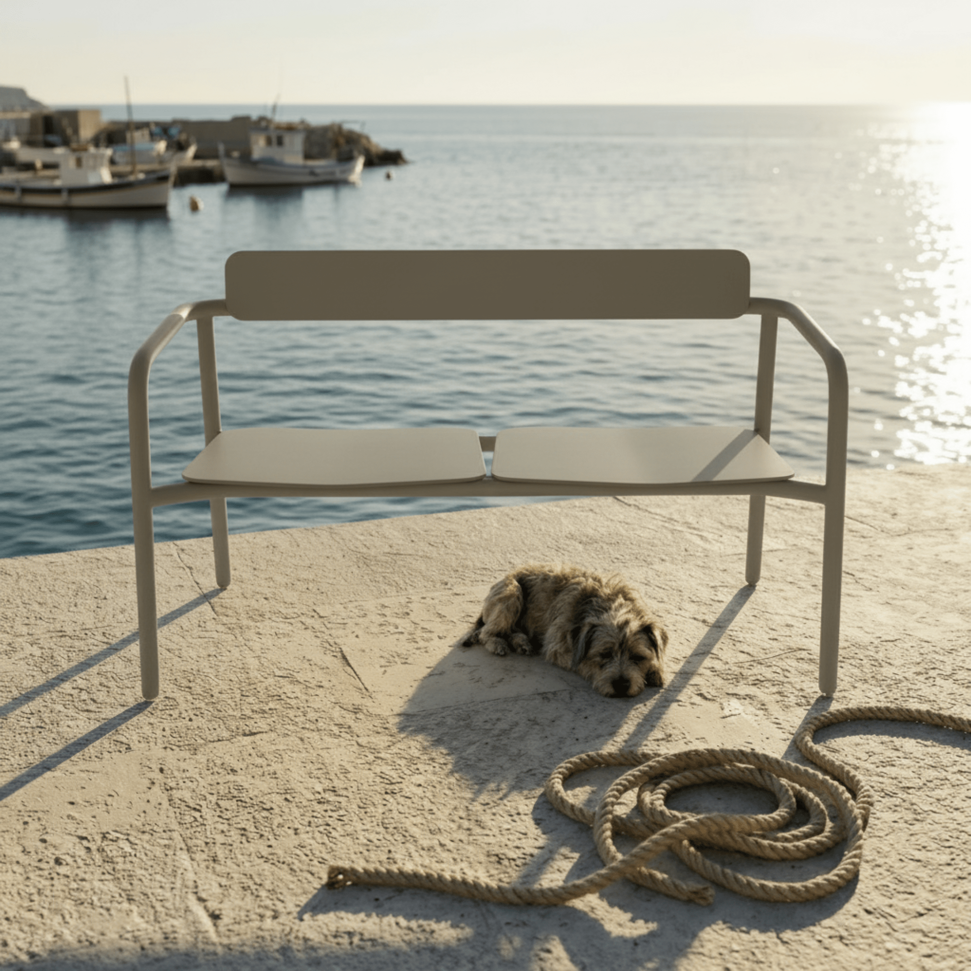 Banc Breeze - Kaki Cendre - bibelo