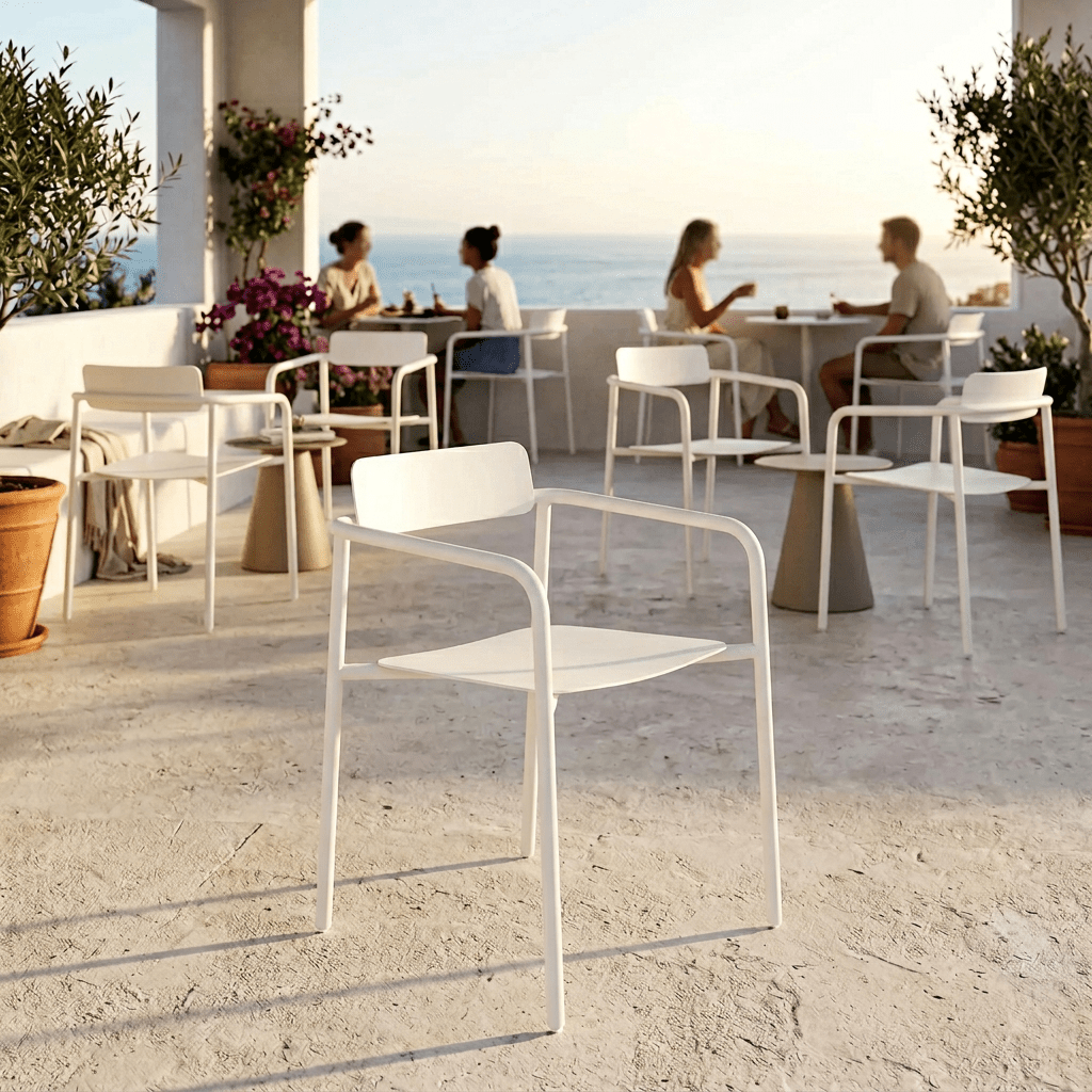 Chaise Breeze - Neige Matin - bibelo