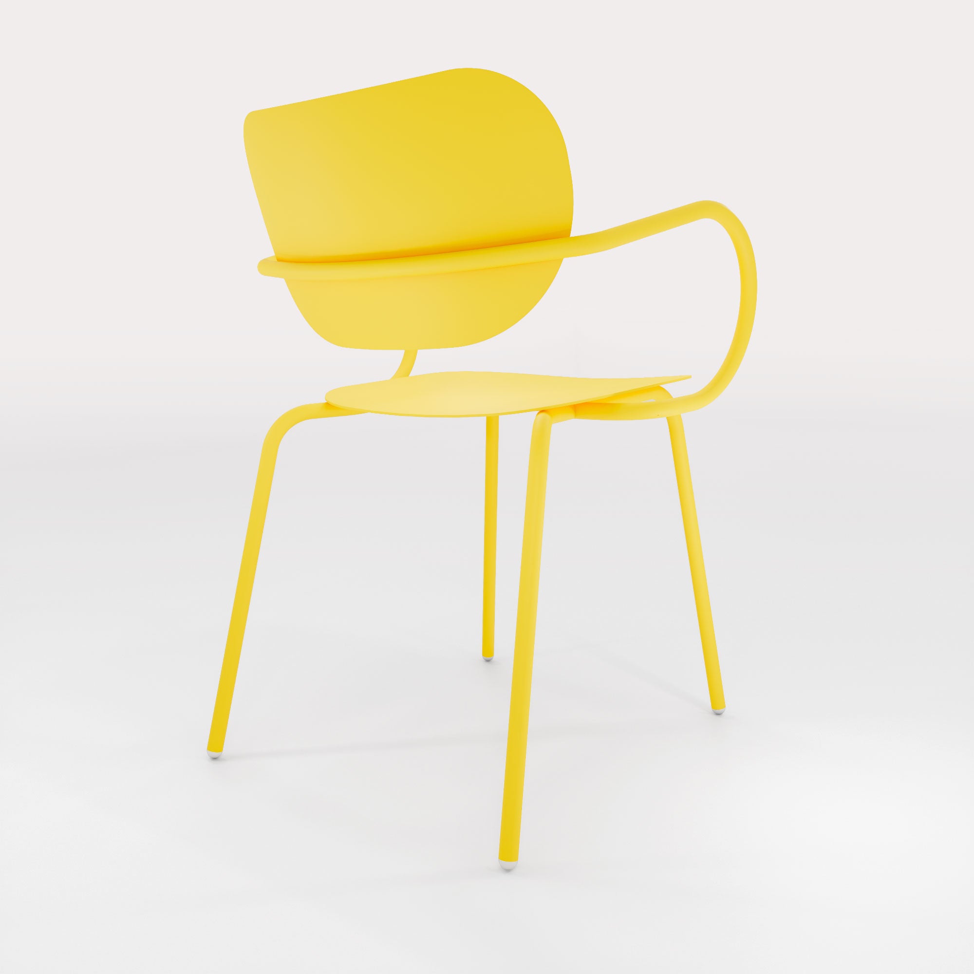 Chaise Lilypad - Jaune Cédrat - bibelo
