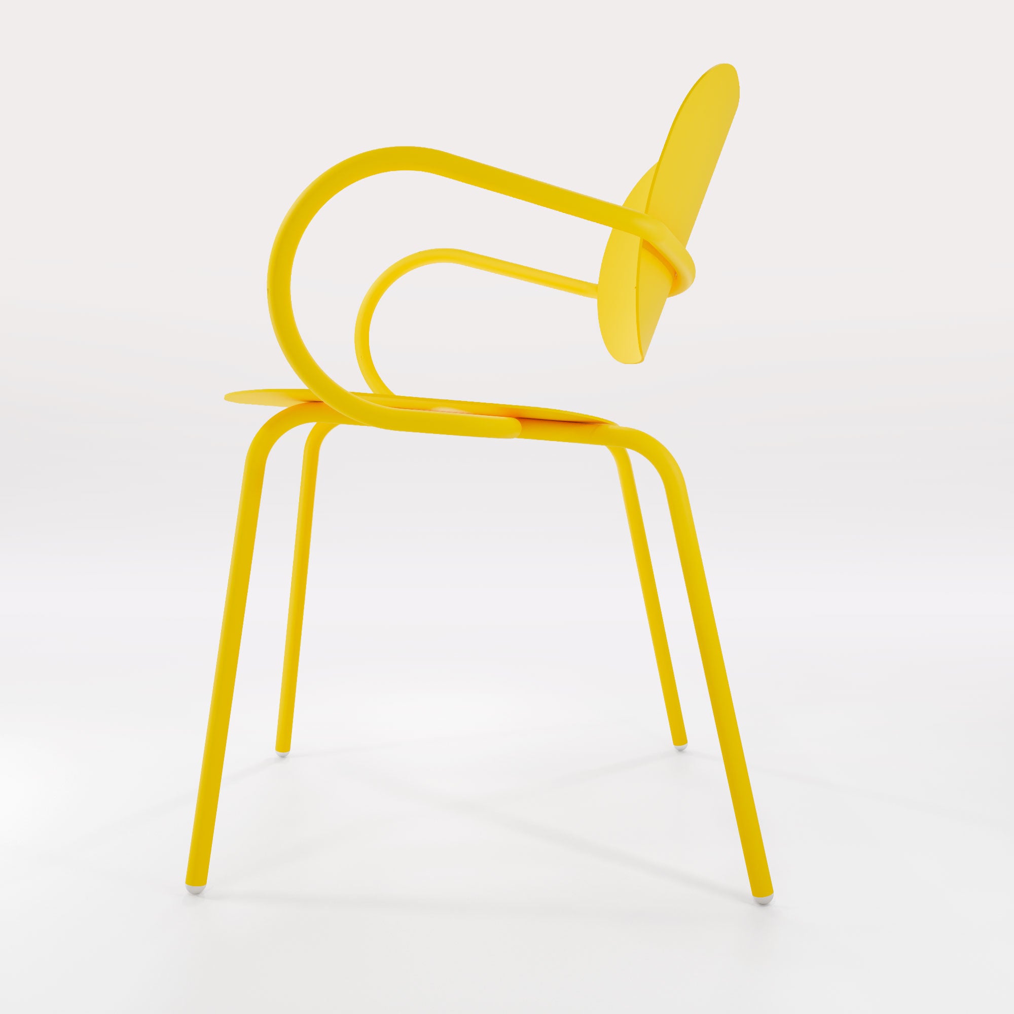 Chaise Lilypad - Jaune Cédrat - bibelo