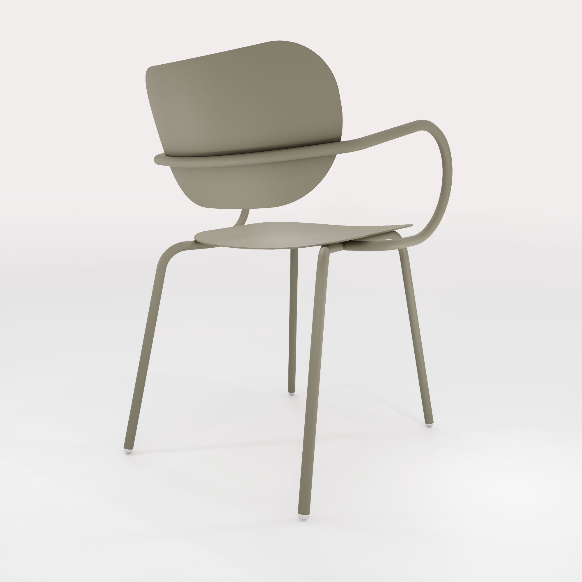 Chaise Lilypad - Kaki Cendre - bibelo