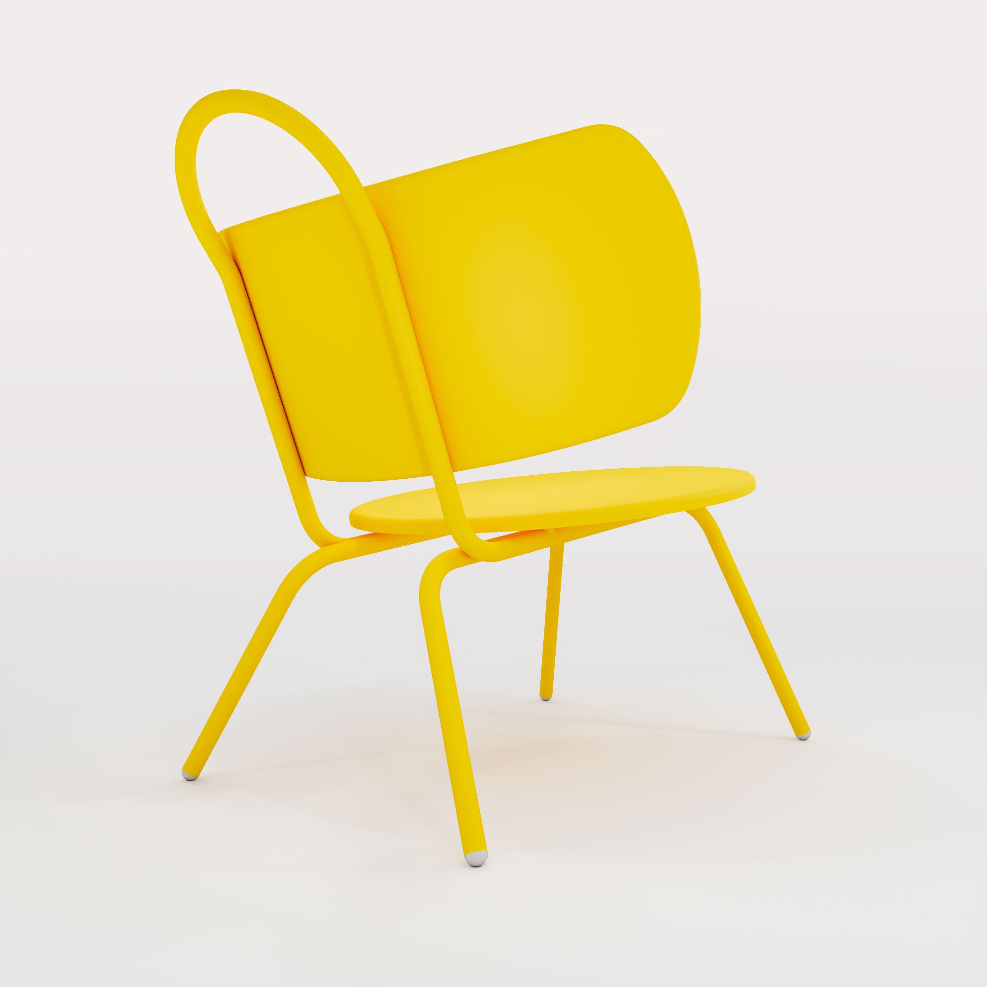 Fauteuil Lounge Swim - Jaune cédrat - bibelo