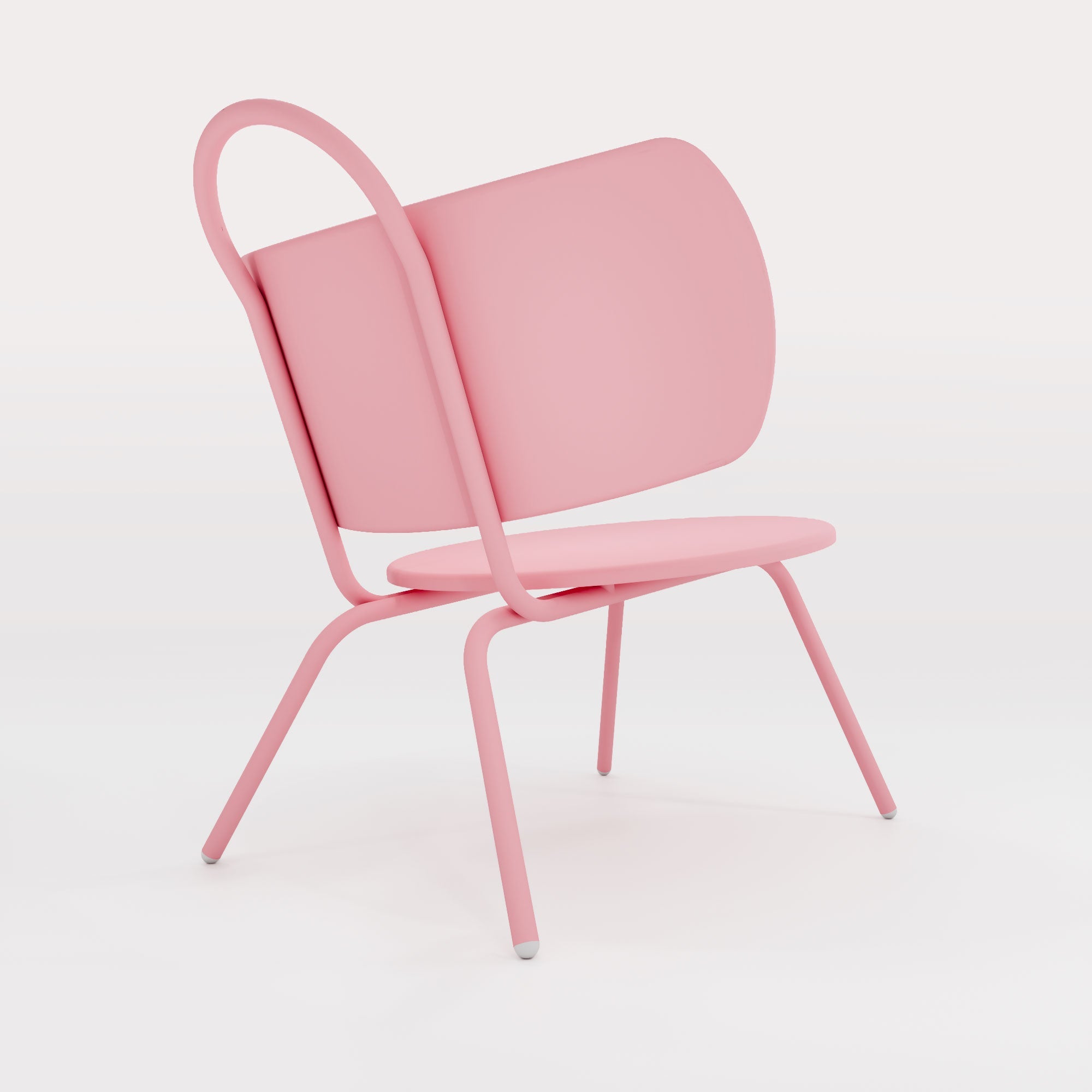 Fauteuil Lounge Swim - Rose Météores - bibelo