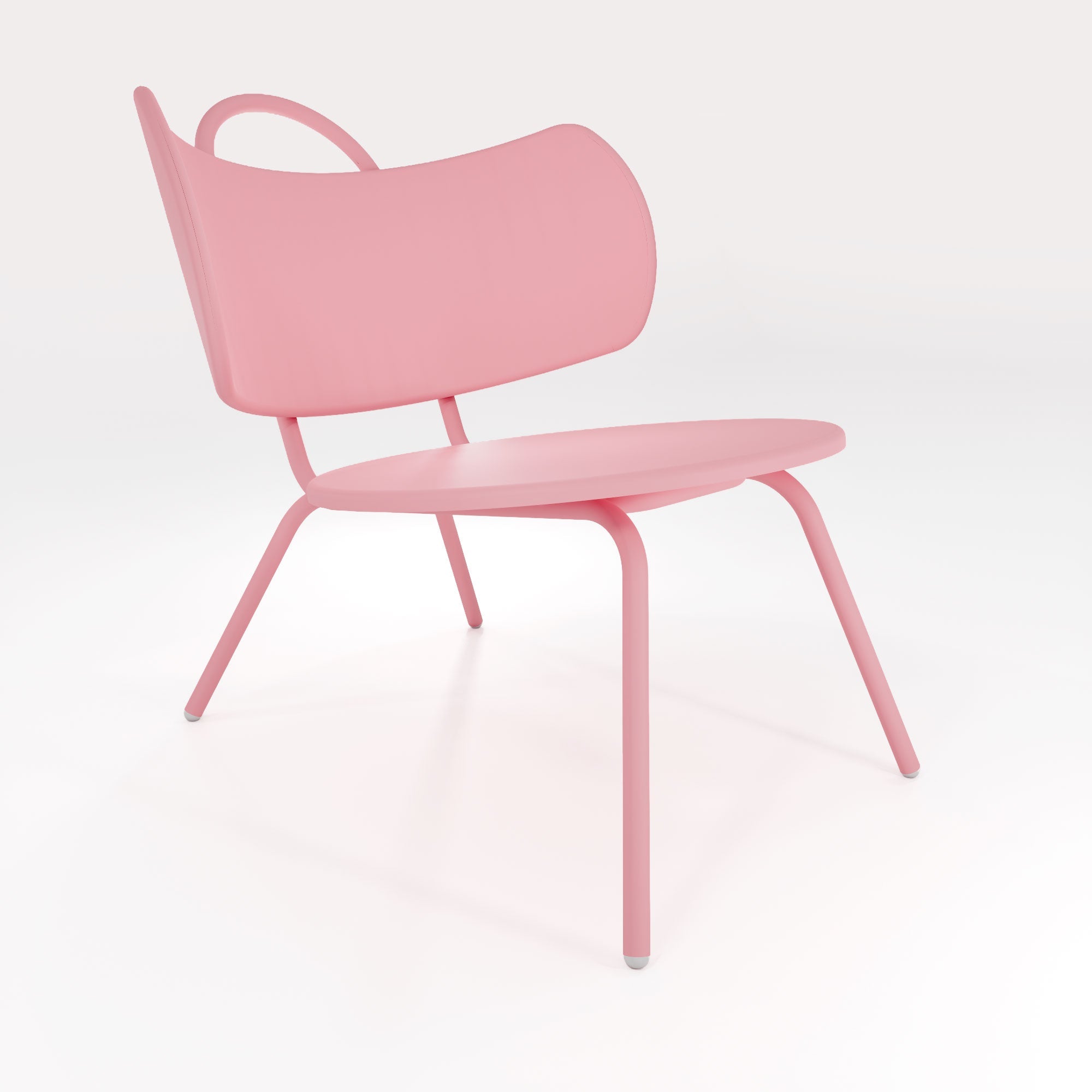 Fauteuil Lounge Swim - Rose Météores - bibelo
