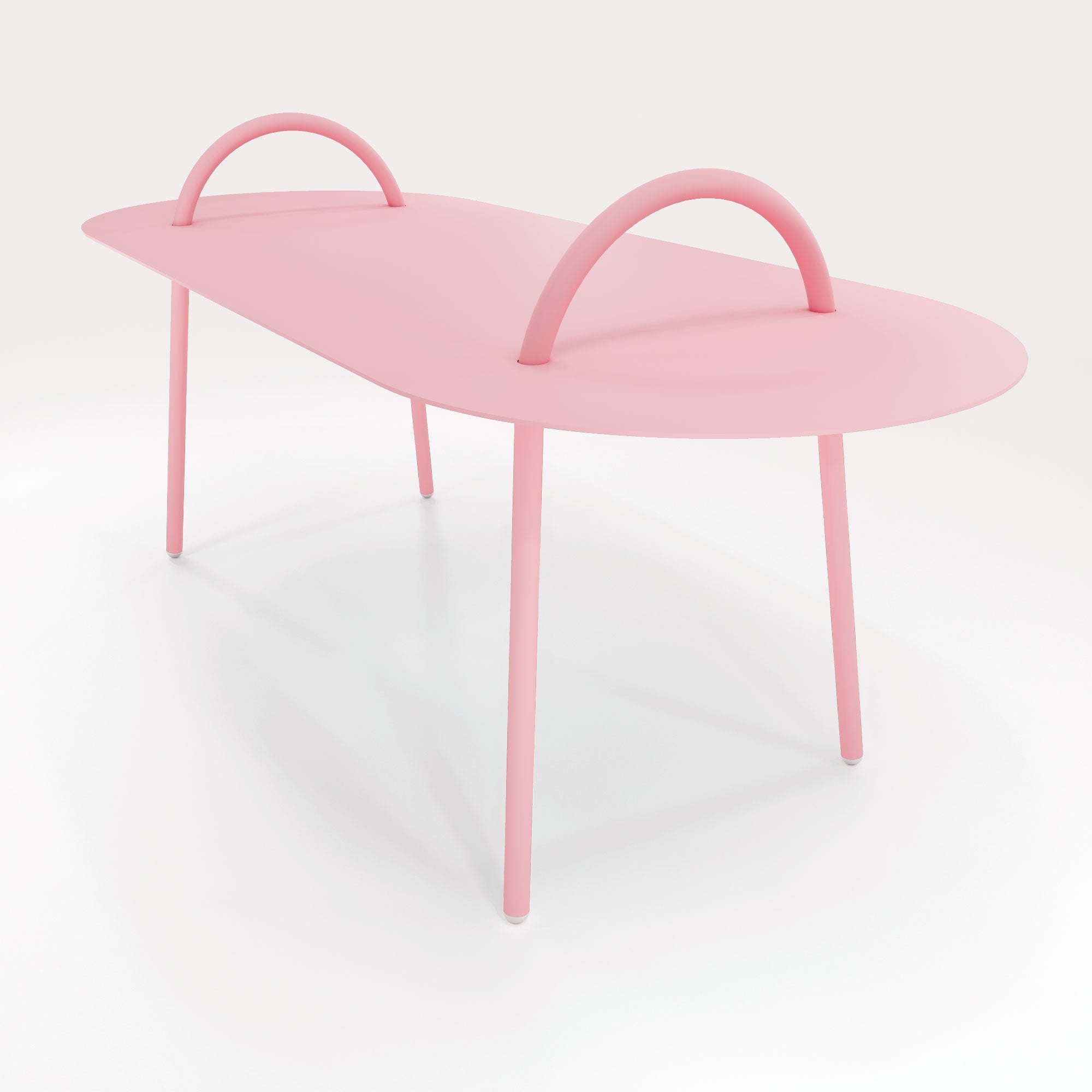Table Basse Swim 117,5x49cm - Rose Météores - bibelo