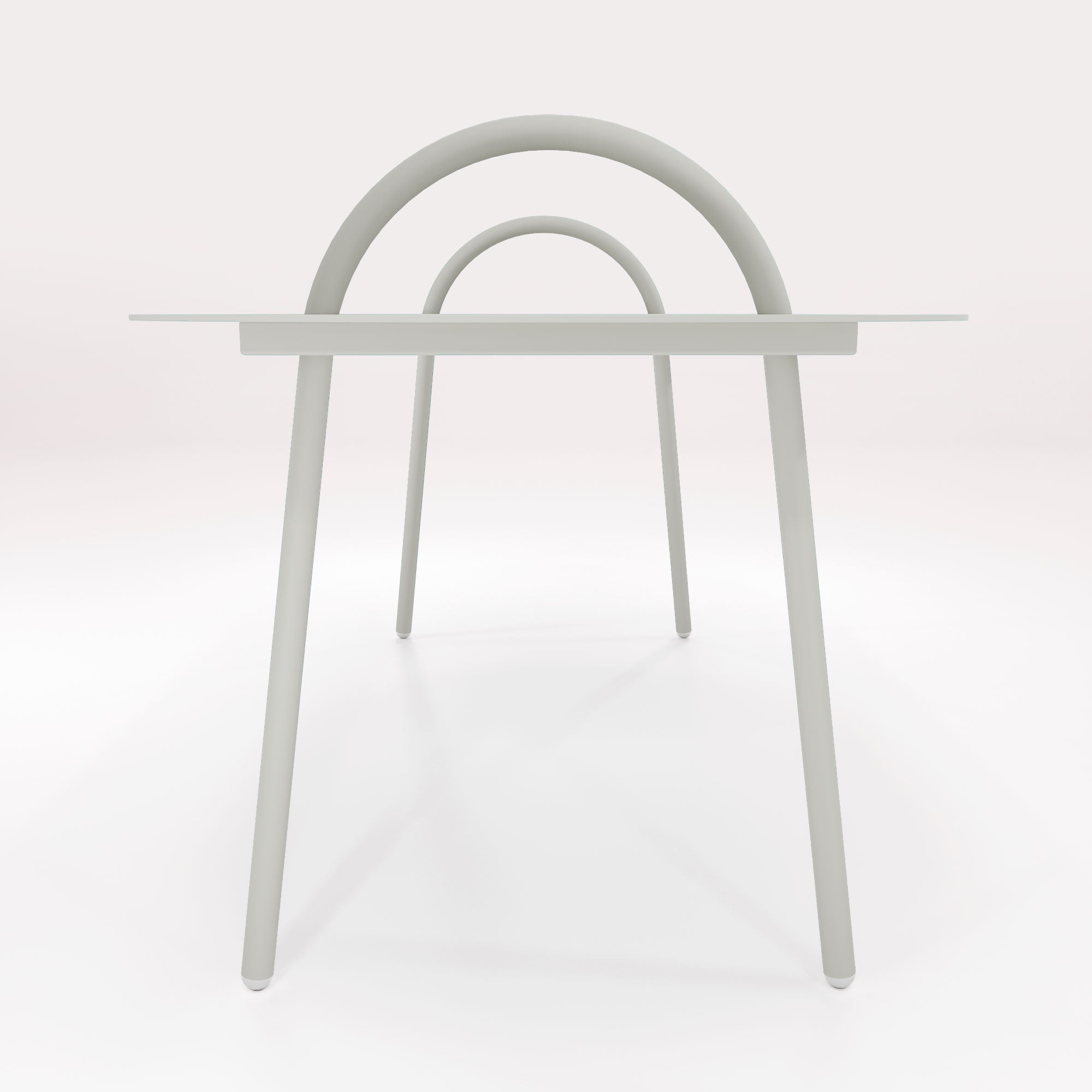 Table Basse Swim 117,5x49cm - Gris Galet - bibelo