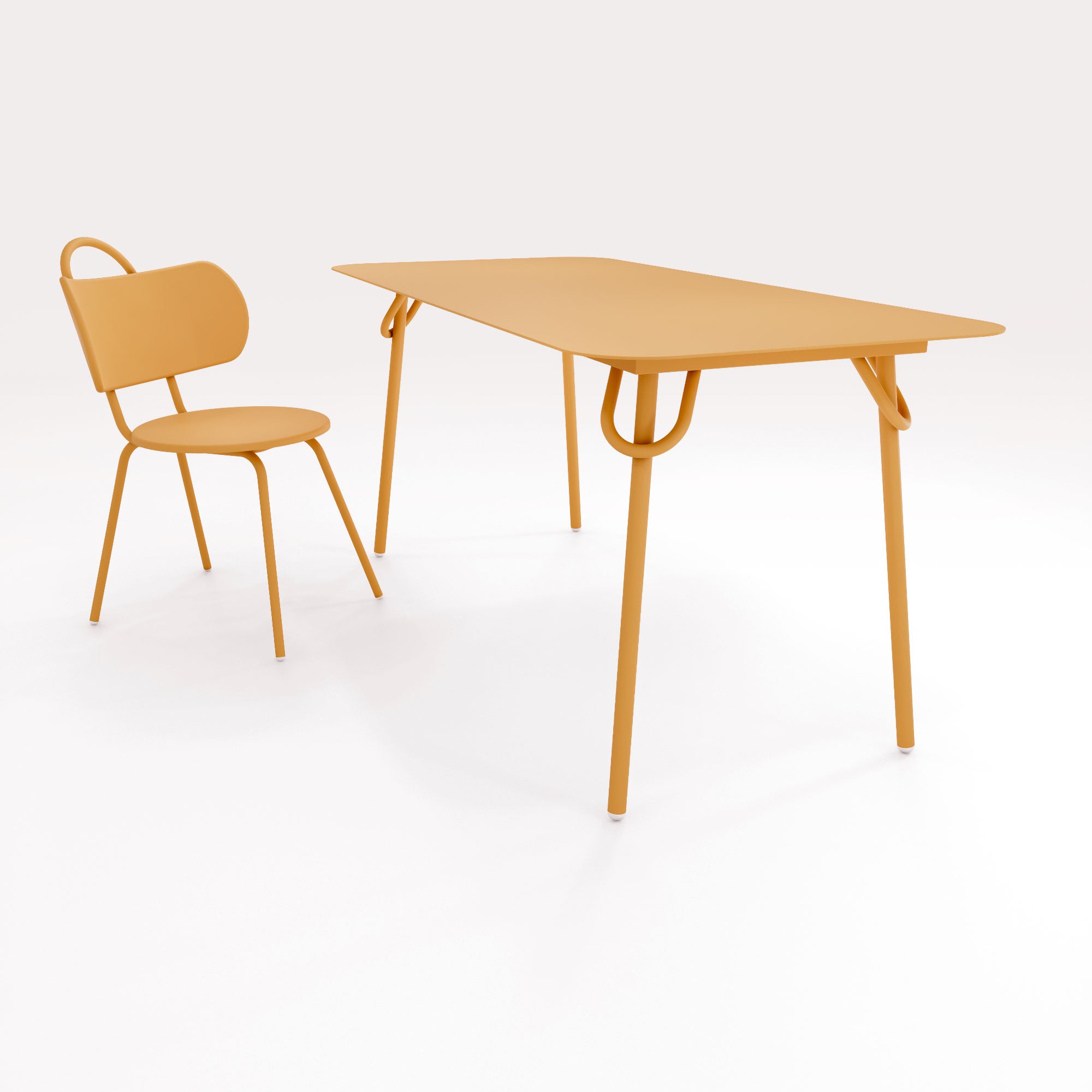 Table Swim 160x75cm - Lin Doré - bibelo