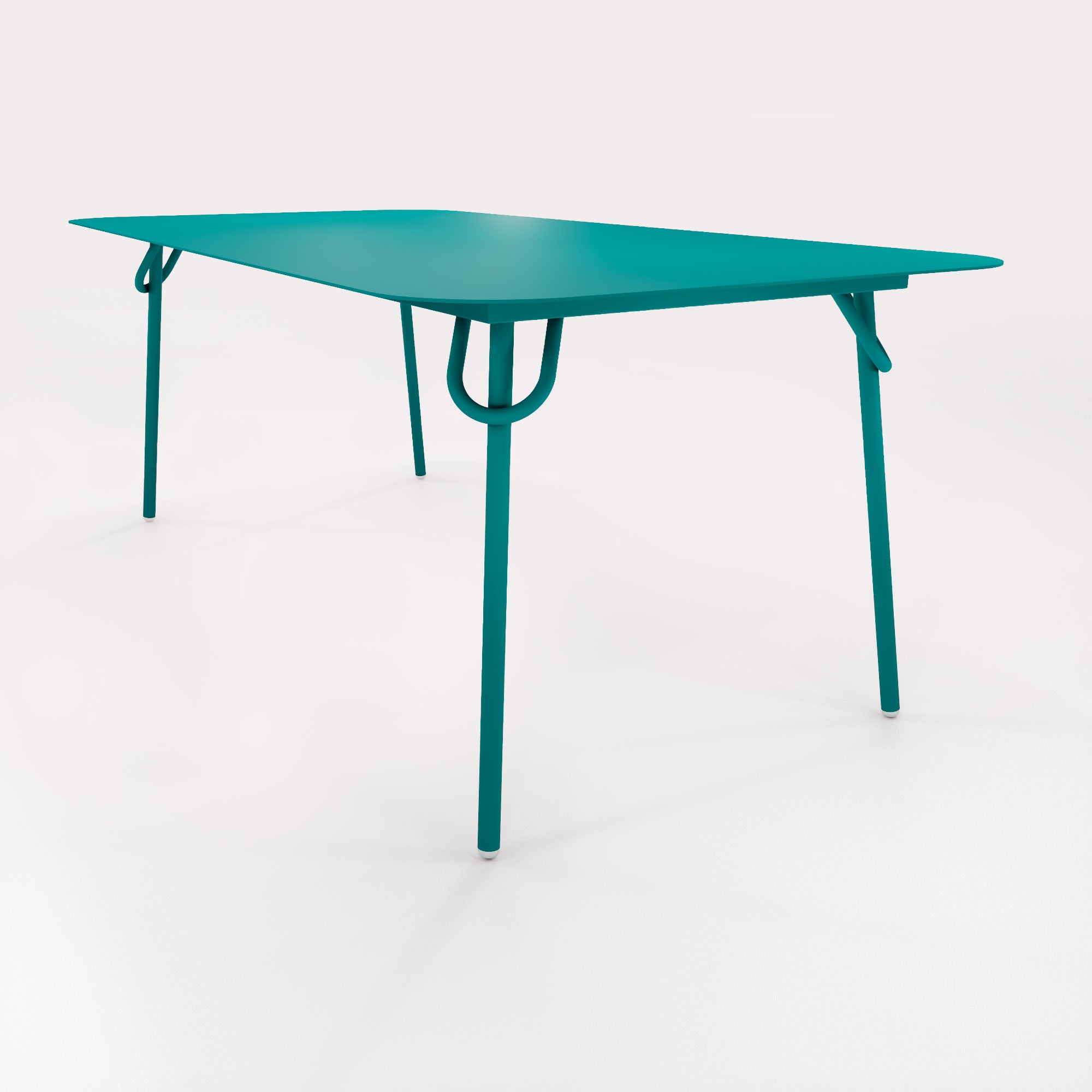 Table Swim 200x100cm - H75cm - Bleu Horizon - bibelo