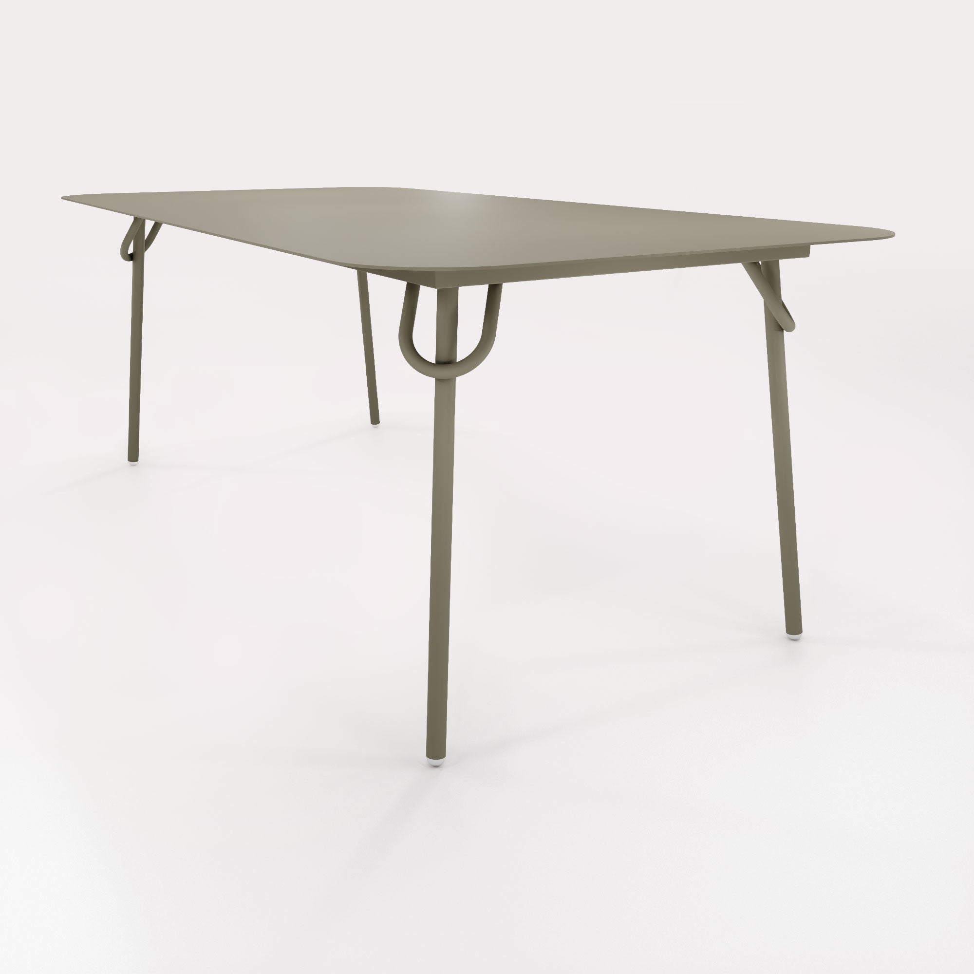 Table Swim 200x100cm - H75cm - Kaki Cendre - bibelo