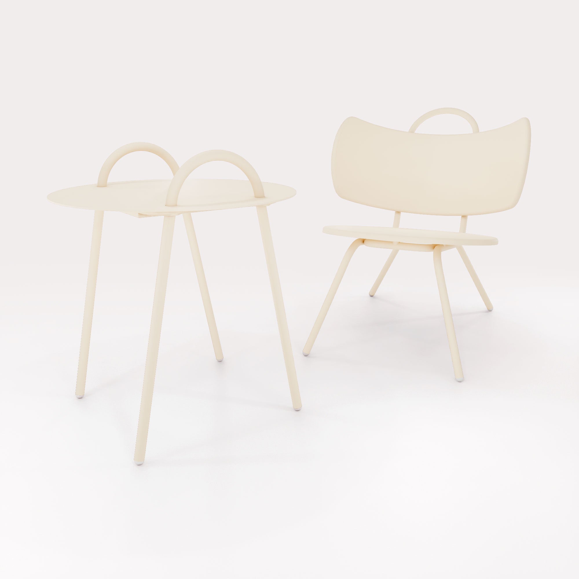 Table Basse Swim D51cm - Sable Doré - bibelo