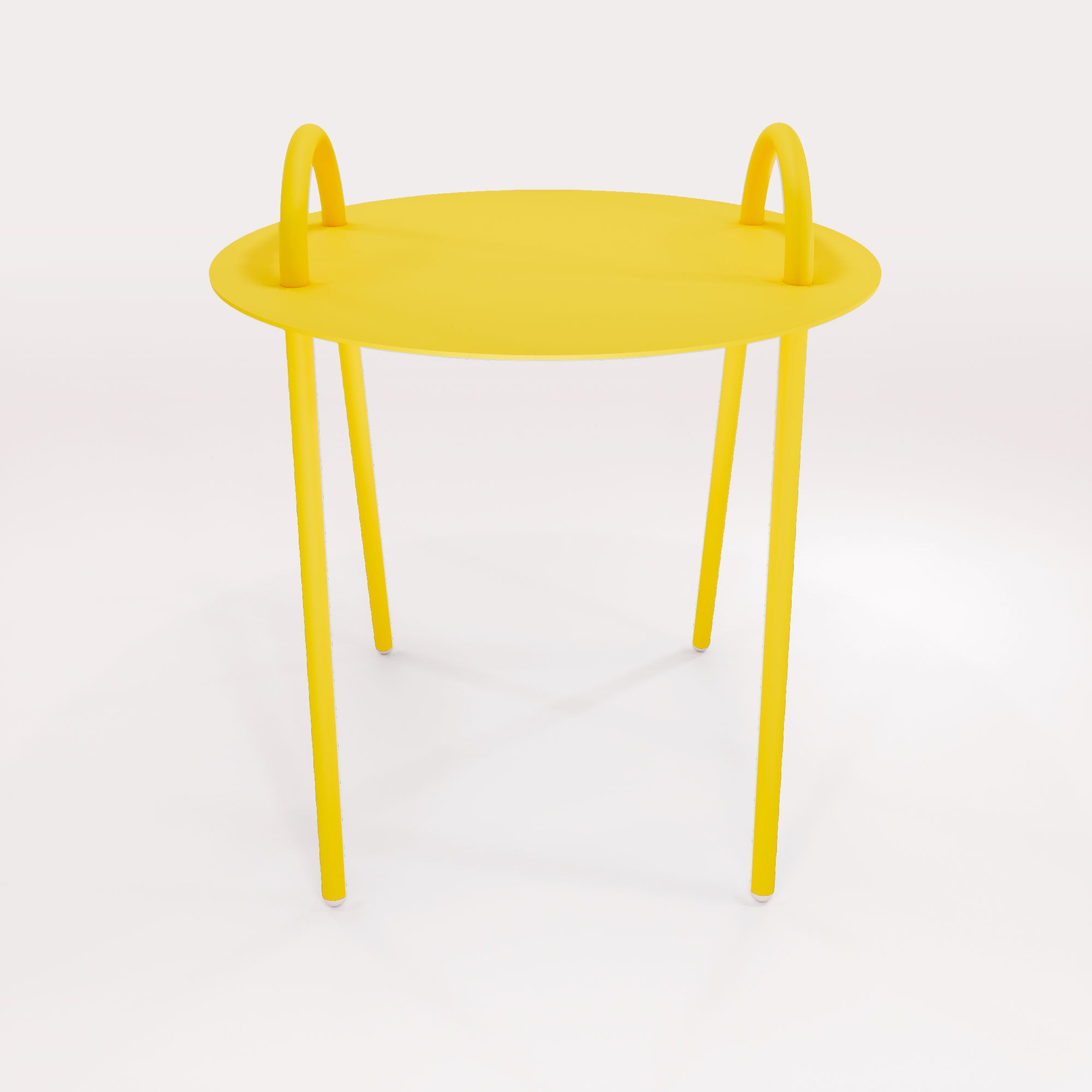 Table Basse Swim D51cm - Jaune Cédrat - bibelo