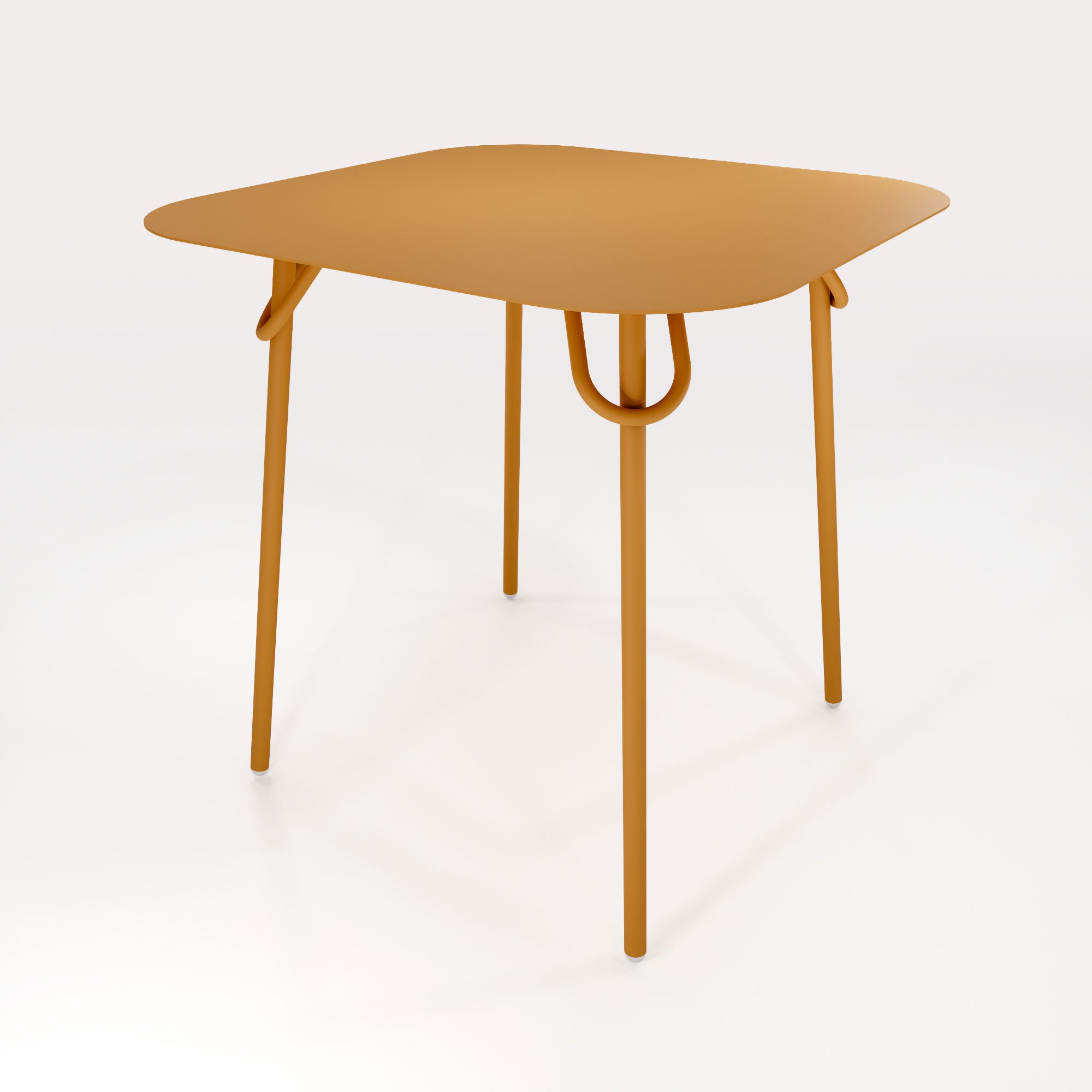 Table Duo Swim 75x75cm - H75cm - Lin Doré - bibelo