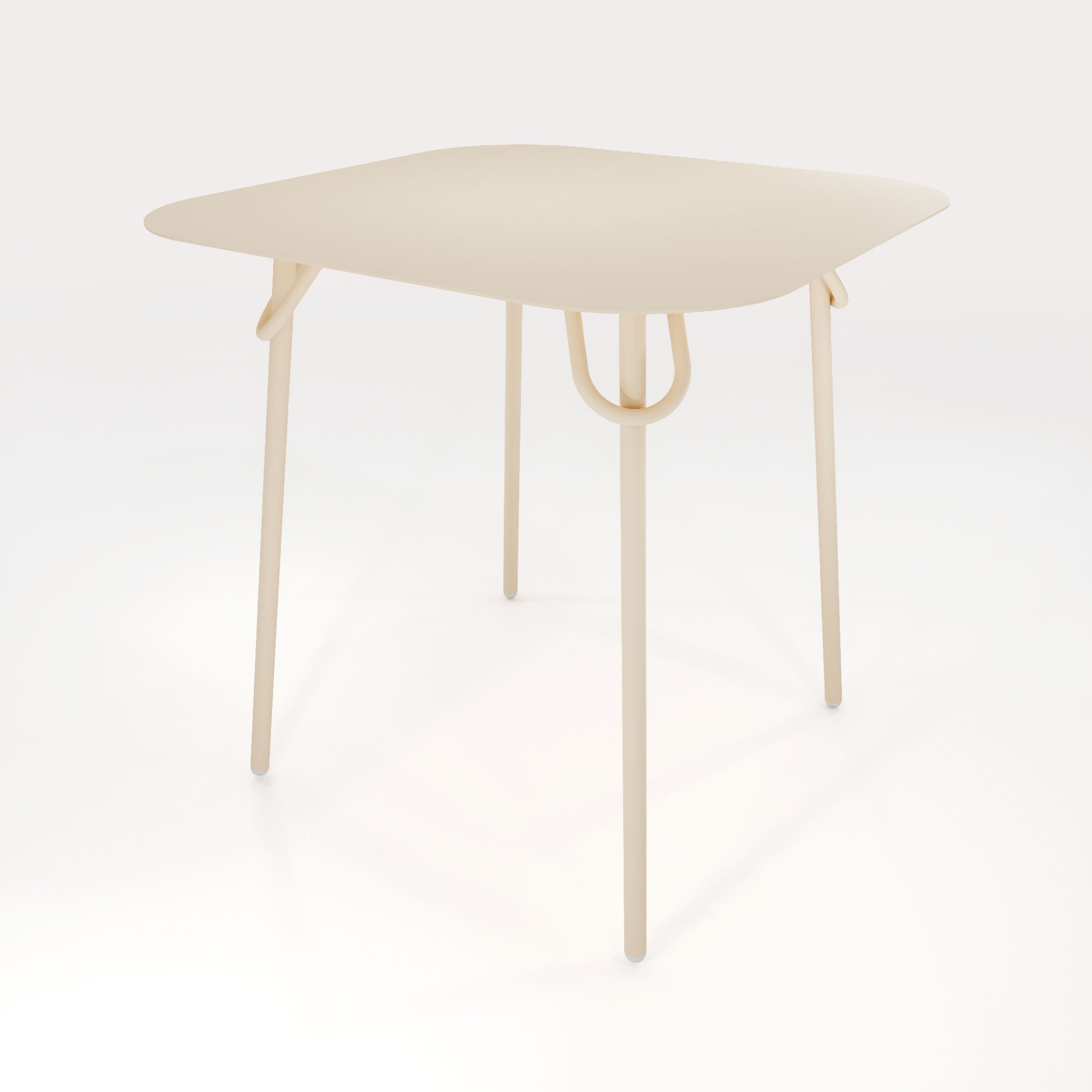 Table Duo Swim 75x75cm - H75cm - Sable Doré - bibelo