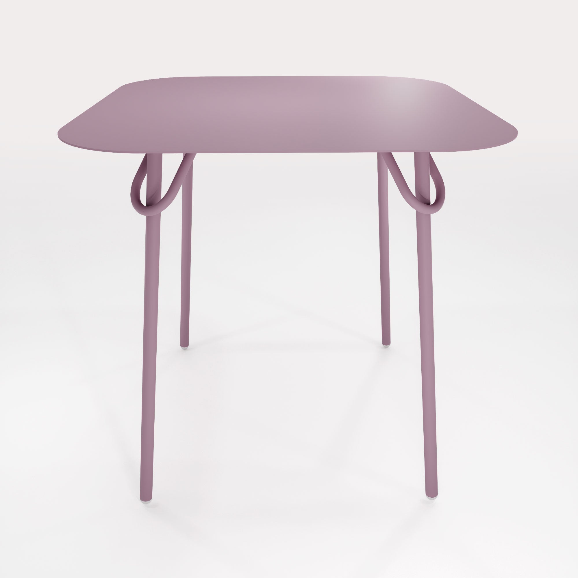 Table Duo Swim 75x75cm - H75cm - Brume Lavande - bibelo