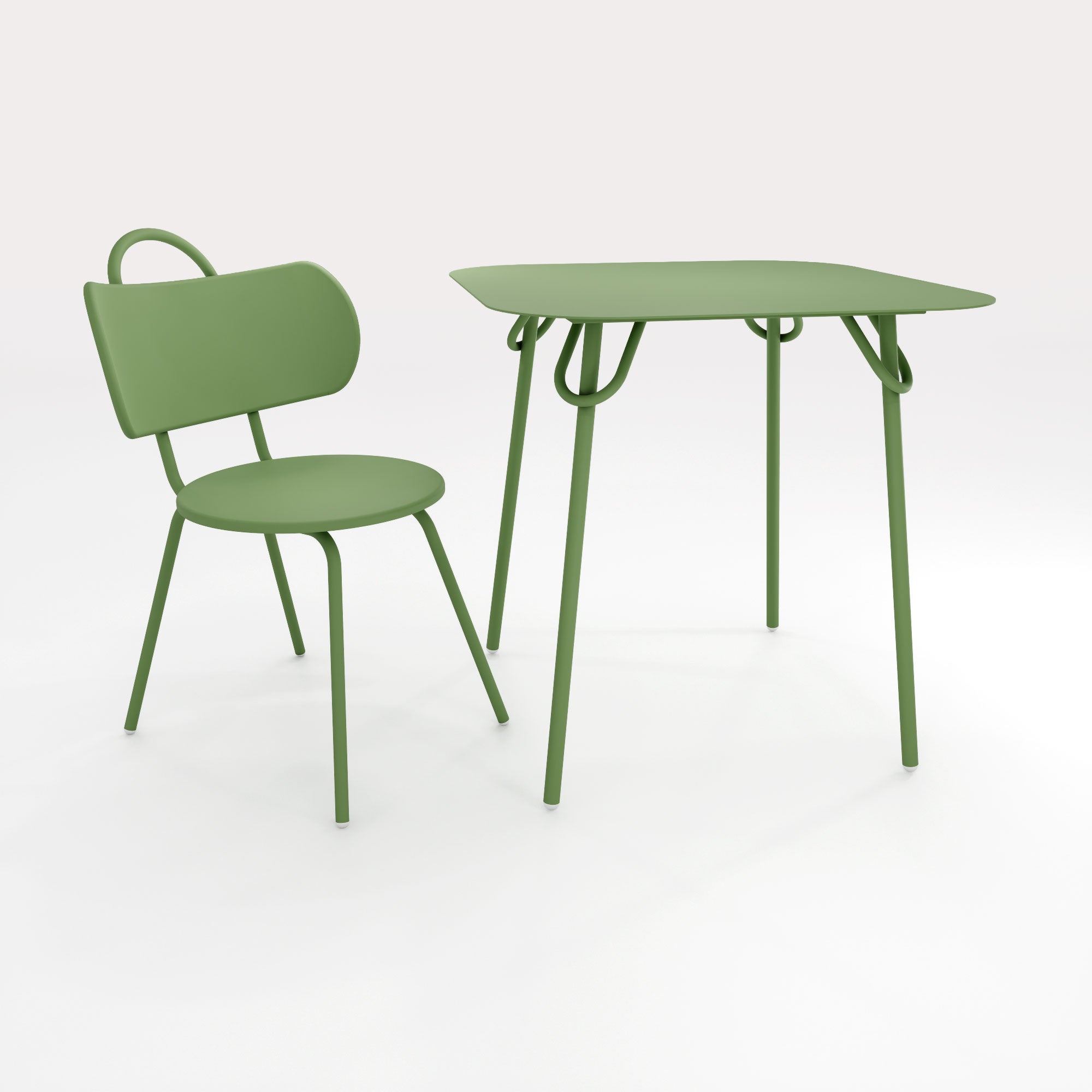 Chaise Swim - Vert Lichen - bibelo