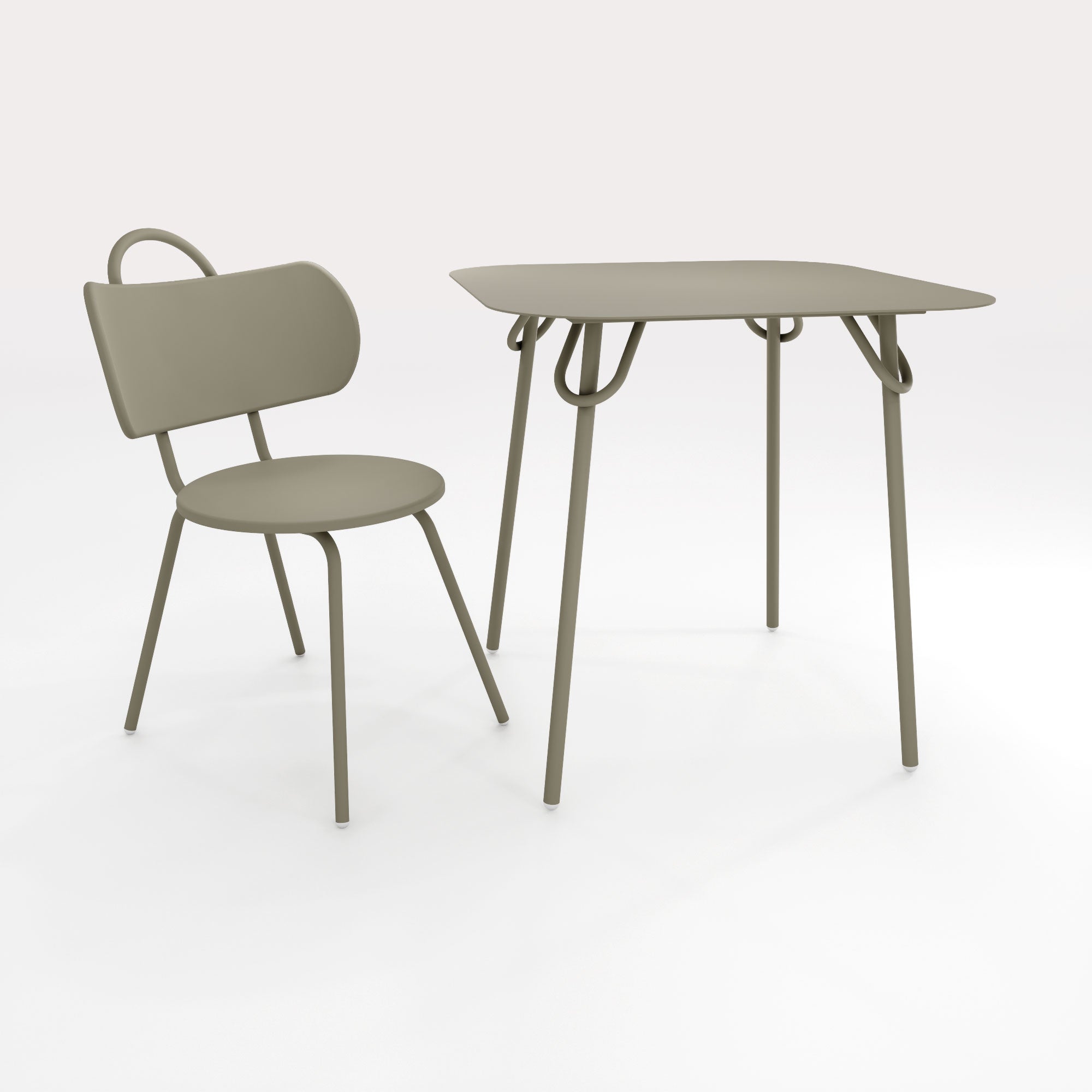 Chaise Swim - Kaki Cendre - bibelo
