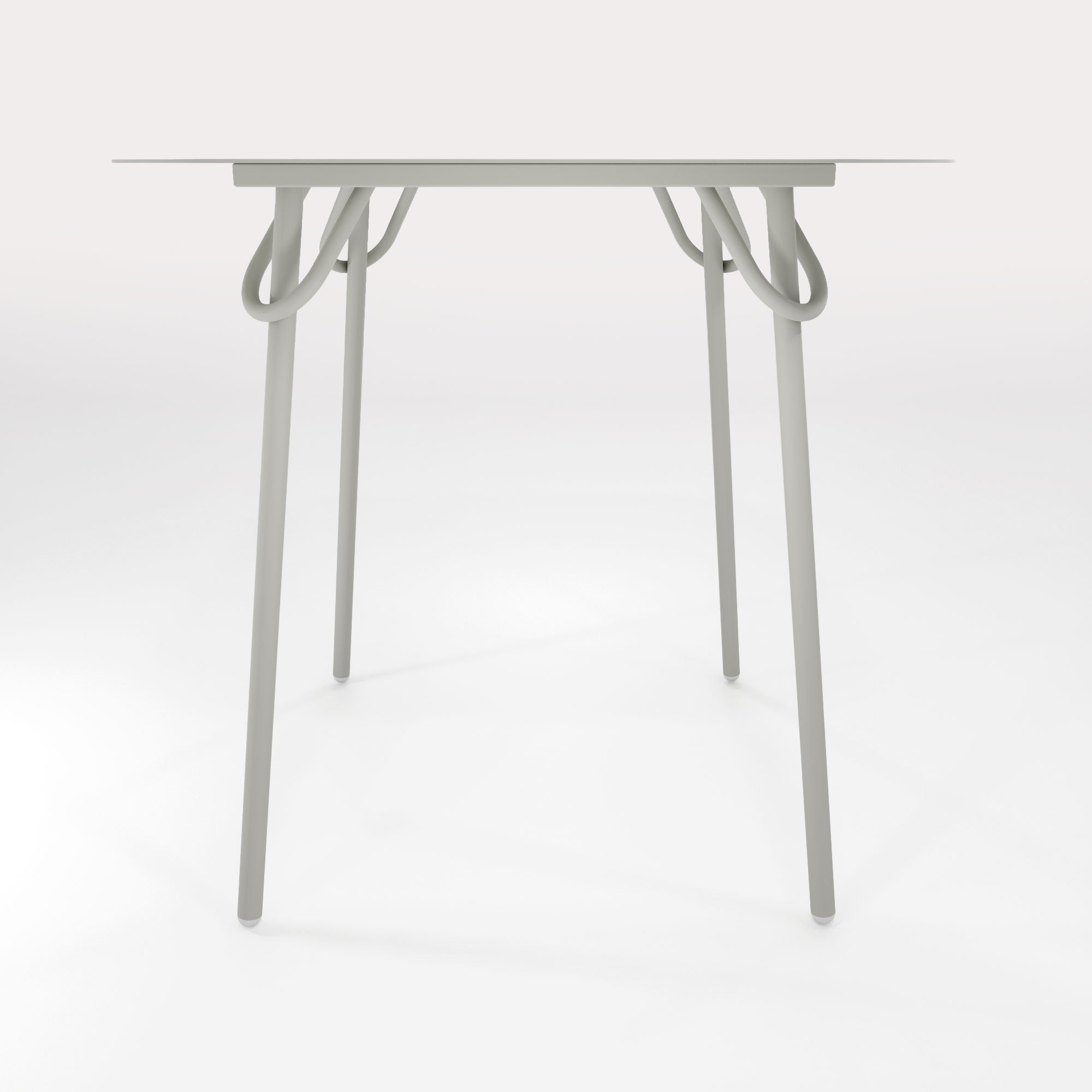 Table Duo Swim 75x75cm - H75cm - Gris Galet - bibelo