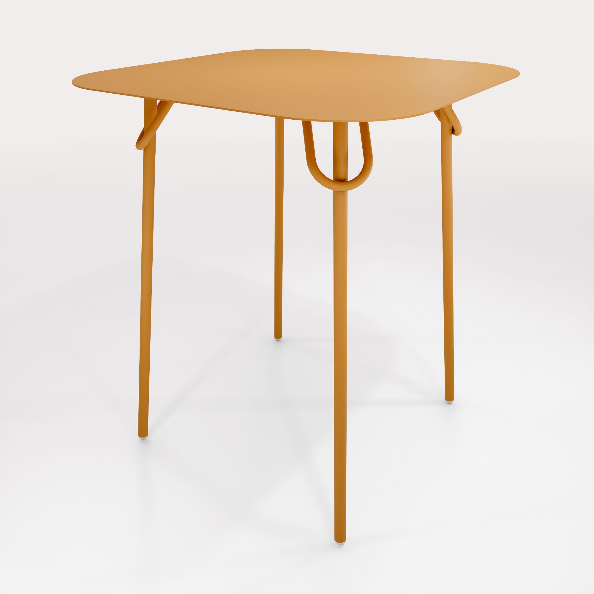 Table Duo Swim 75x75cm - H90cm - Lin Doré - bibelo