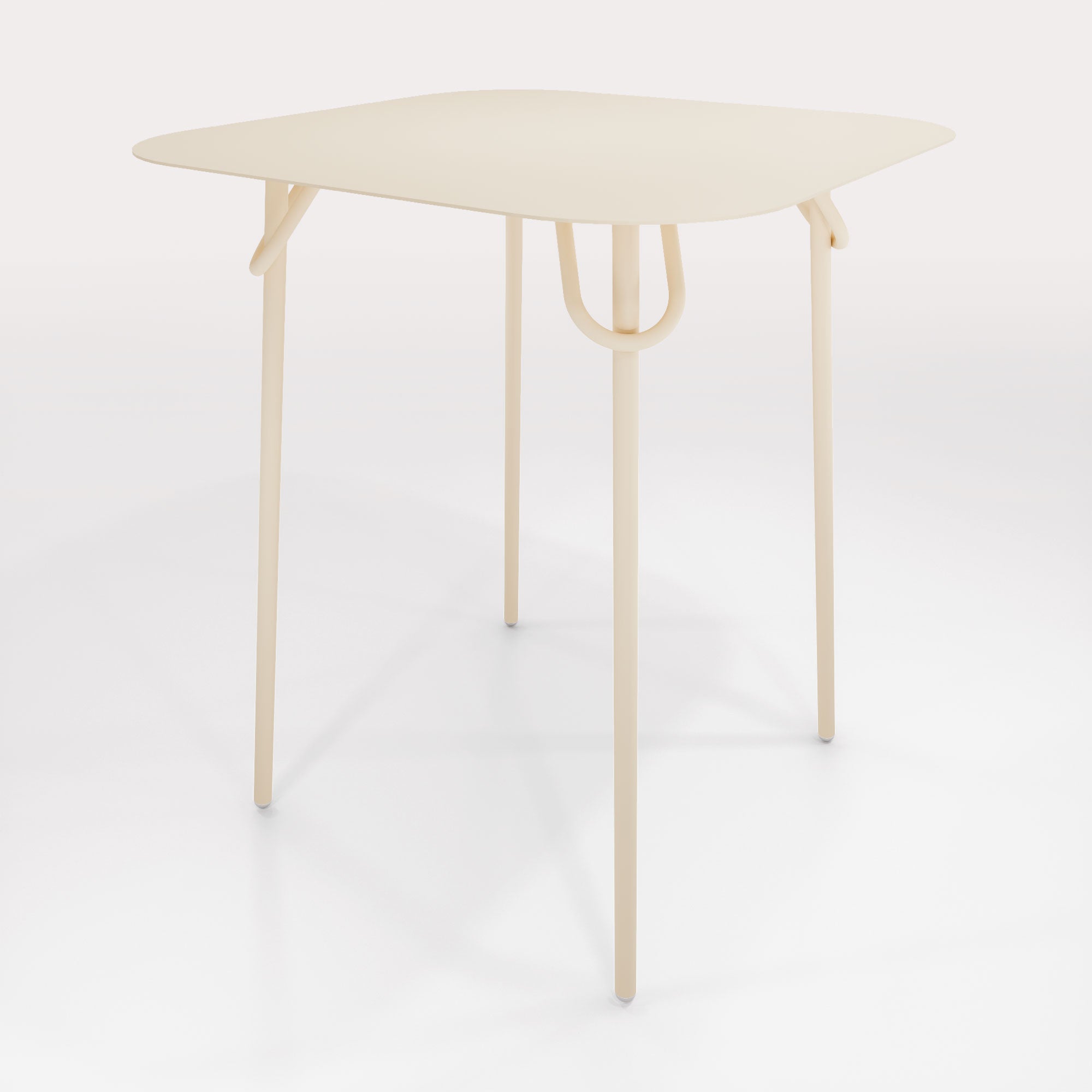 Table Duo Swim 75x75cm - H90cm - Sable Doré - bibelo