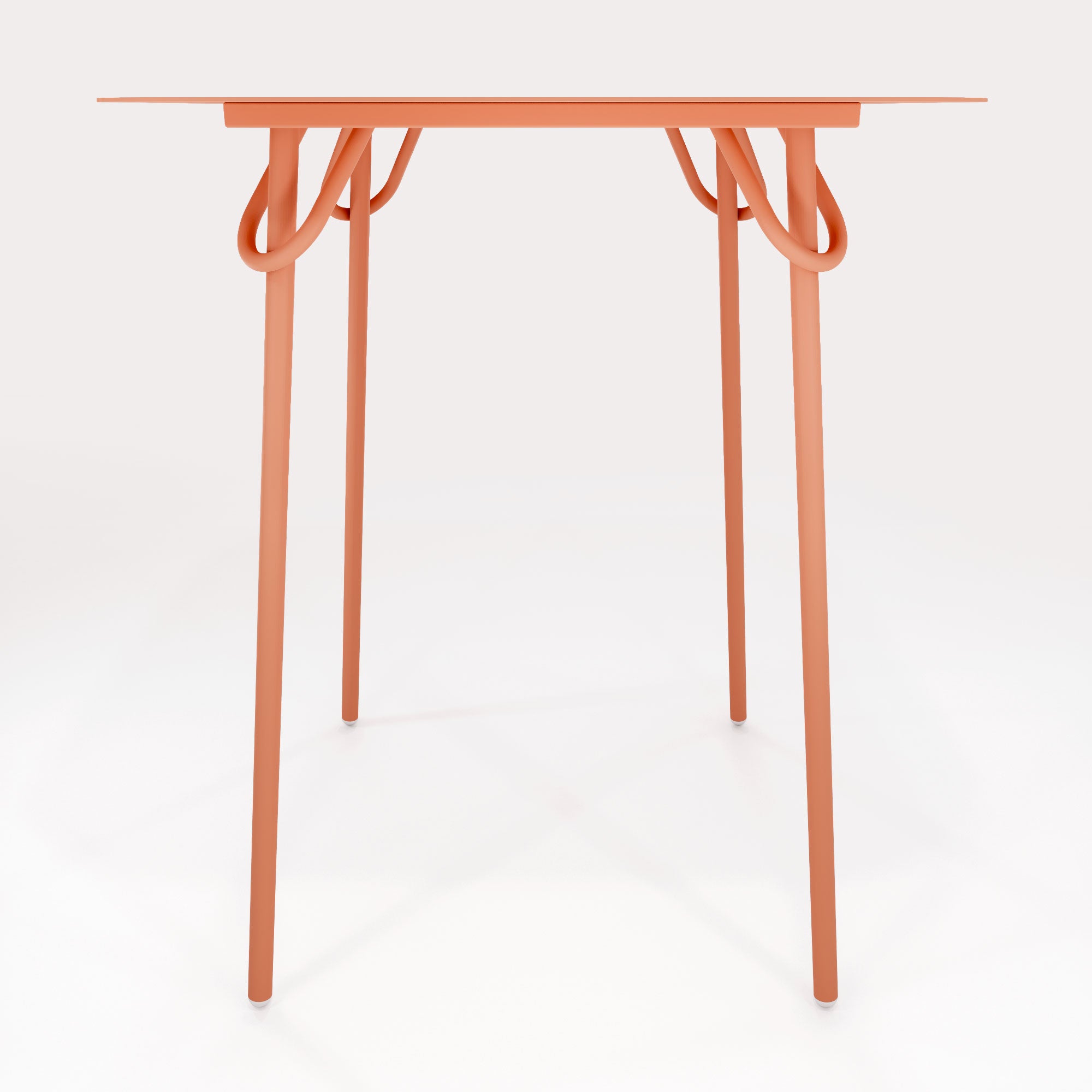 Table Duo Swim 75x75cm - H90cm - Terracotta Nuage - bibelo