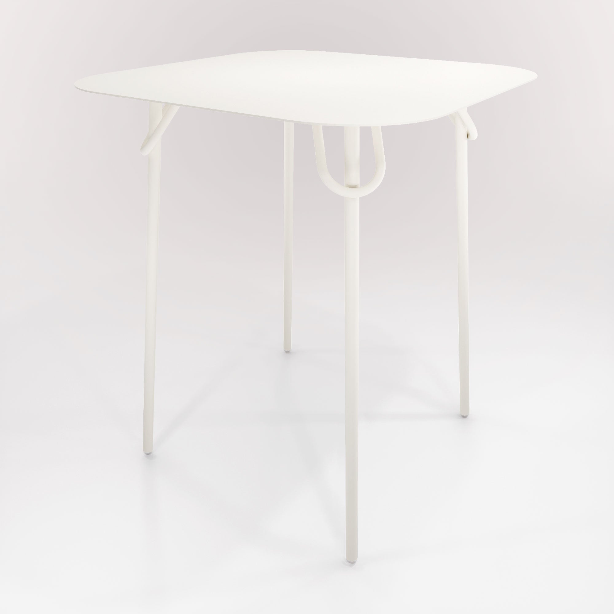 Table Duo Swim 75x75cm - H90cm - Neige Matin - bibelo