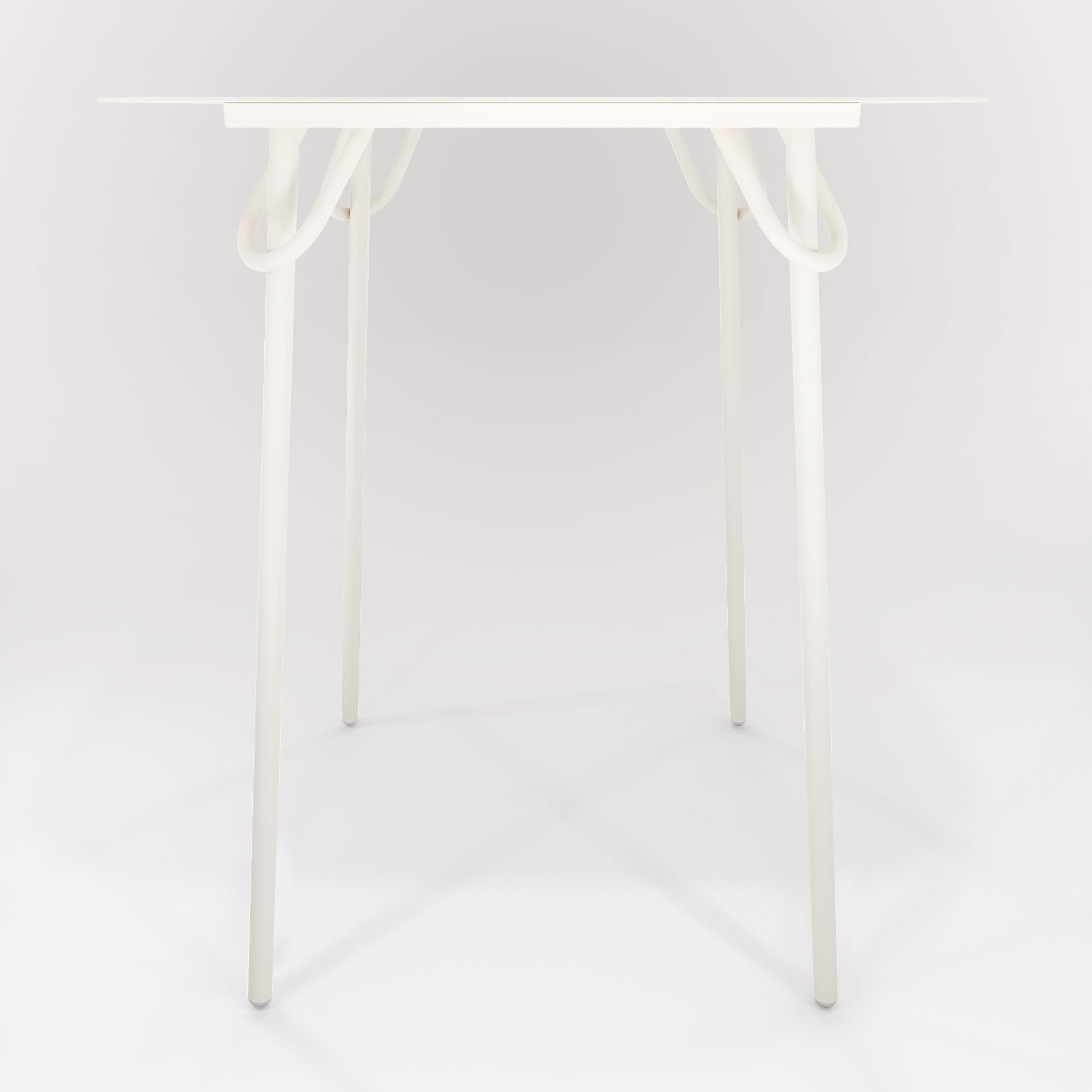 Table Duo Swim 75x75cm - H90cm - Neige Matin - bibelo