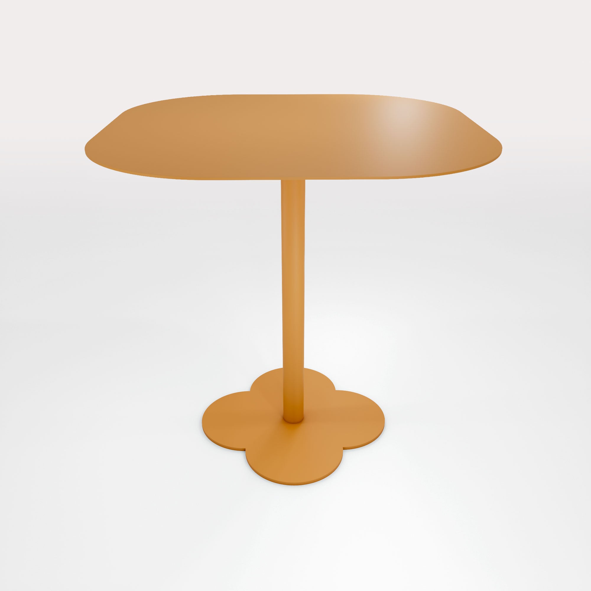 Table Duo Lilypad 72.5x72.5cm - H72cm - Lin Doré - bibelo