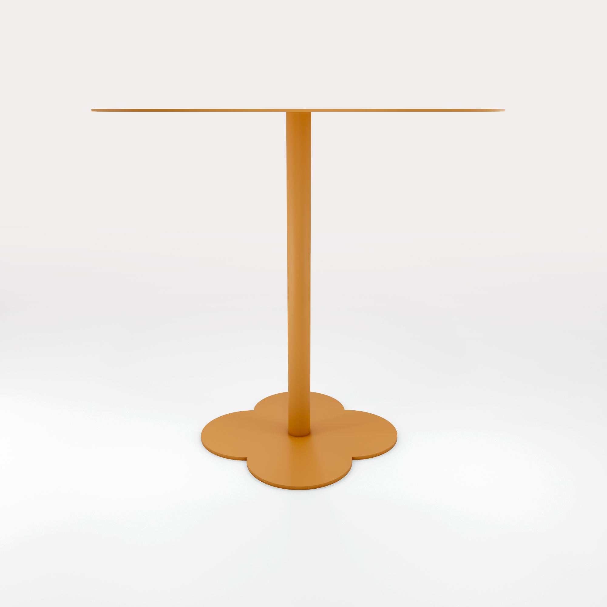 Table Duo Lilypad 72.5x72.5cm - H72cm - Lin Doré - bibelo