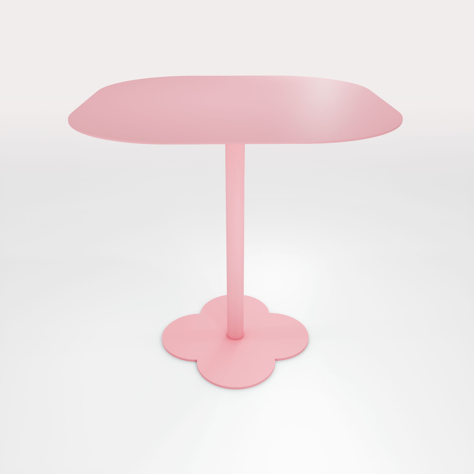 Table Duo Lilypad 72.5x72.5cm - H72cm - Rose Météores - bibelo