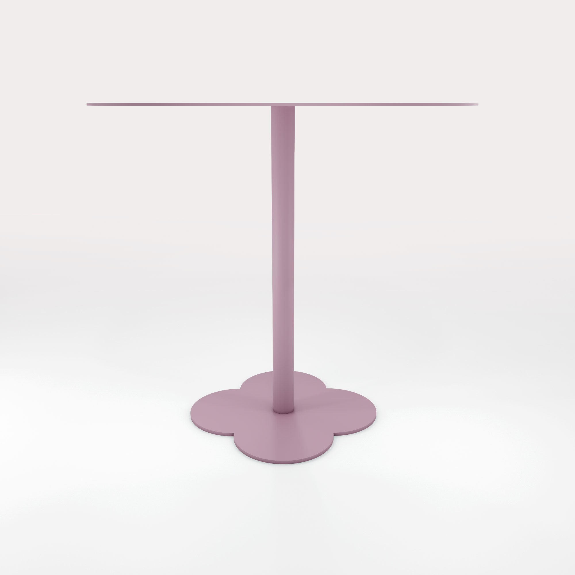 Table Duo Lilypad 72.5x72.5cm - H72cm - Brume Lavande - bibelo