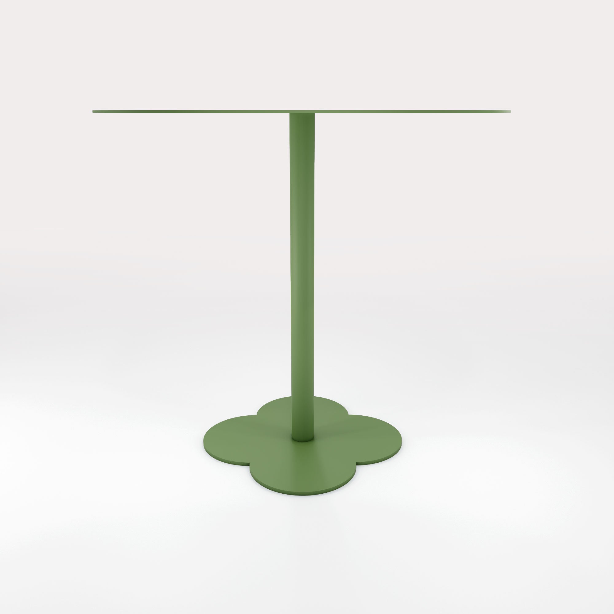 Table Duo Lilypad 72.5x72.5cm - H72cm - Vert Lichen - bibelo