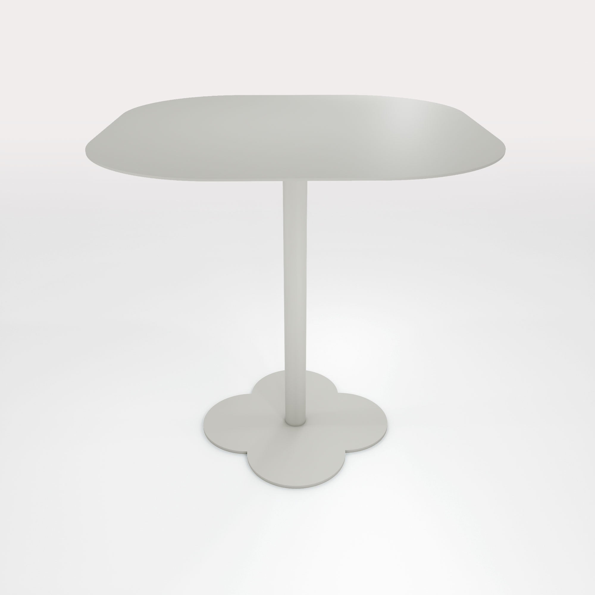Table Duo Lilypad 72.5x72.5cm - H72cm - Gris Galet - bibelo