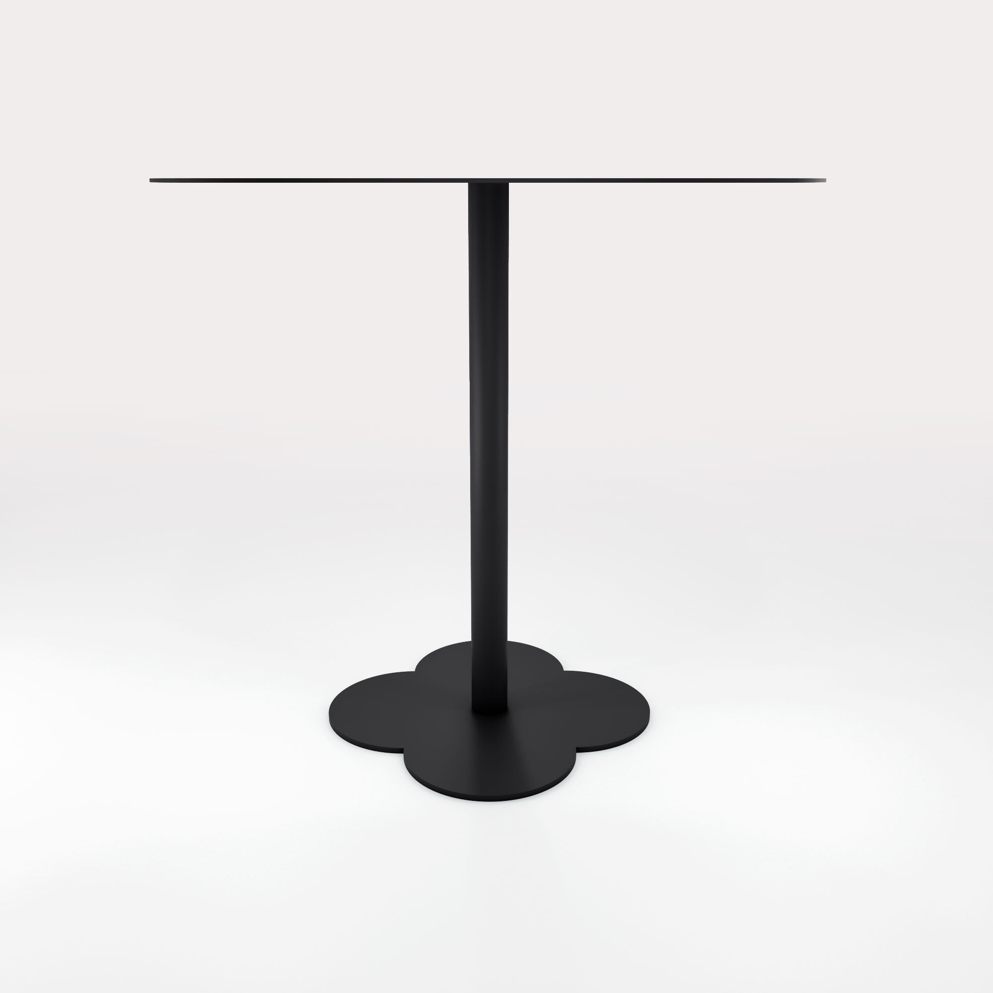 Table Duo Lilypad 72.5x72.5cm - H72cm - Noir Iconique - bibelo