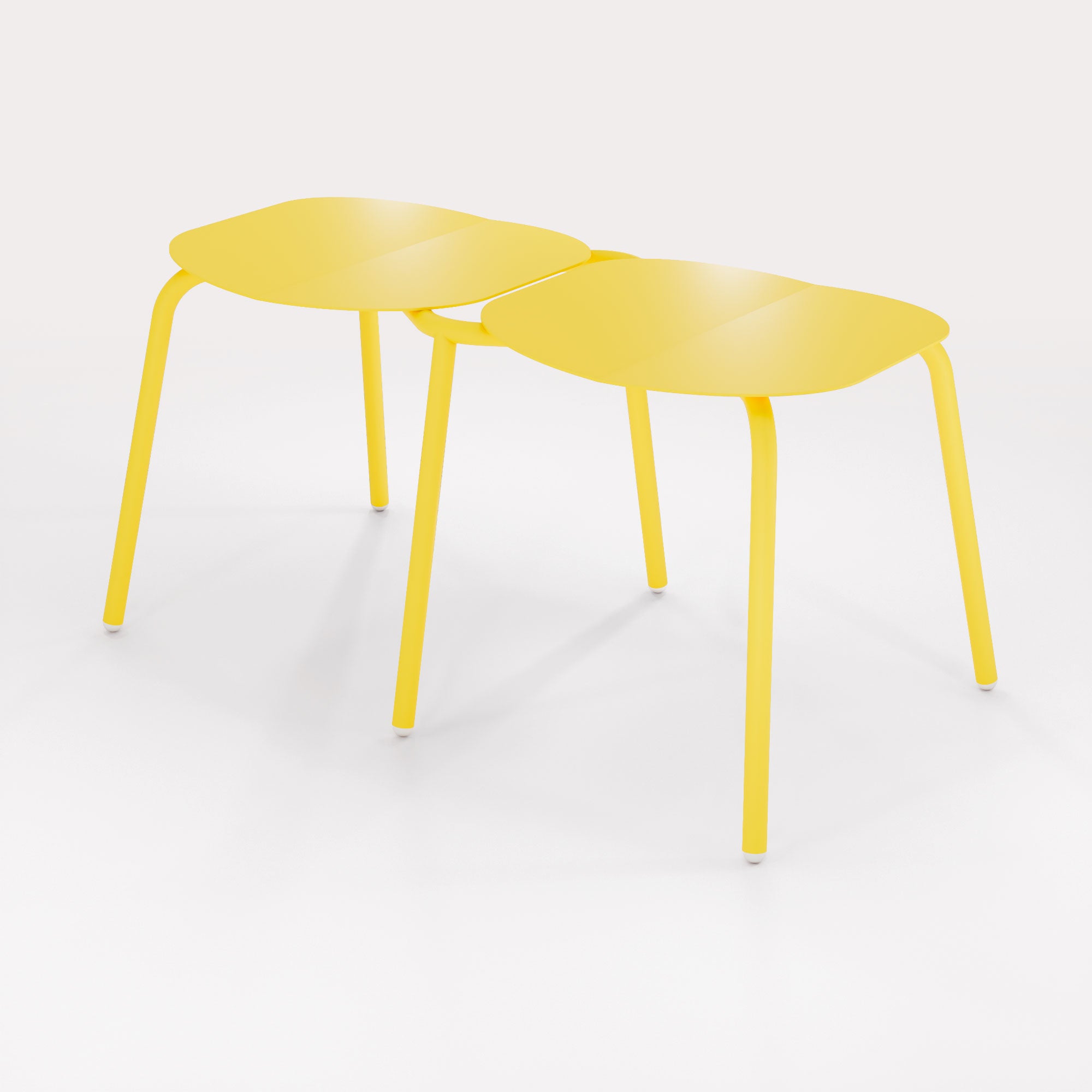 Tabouret Duo Breeze - Jaune Cédrat - bibelo