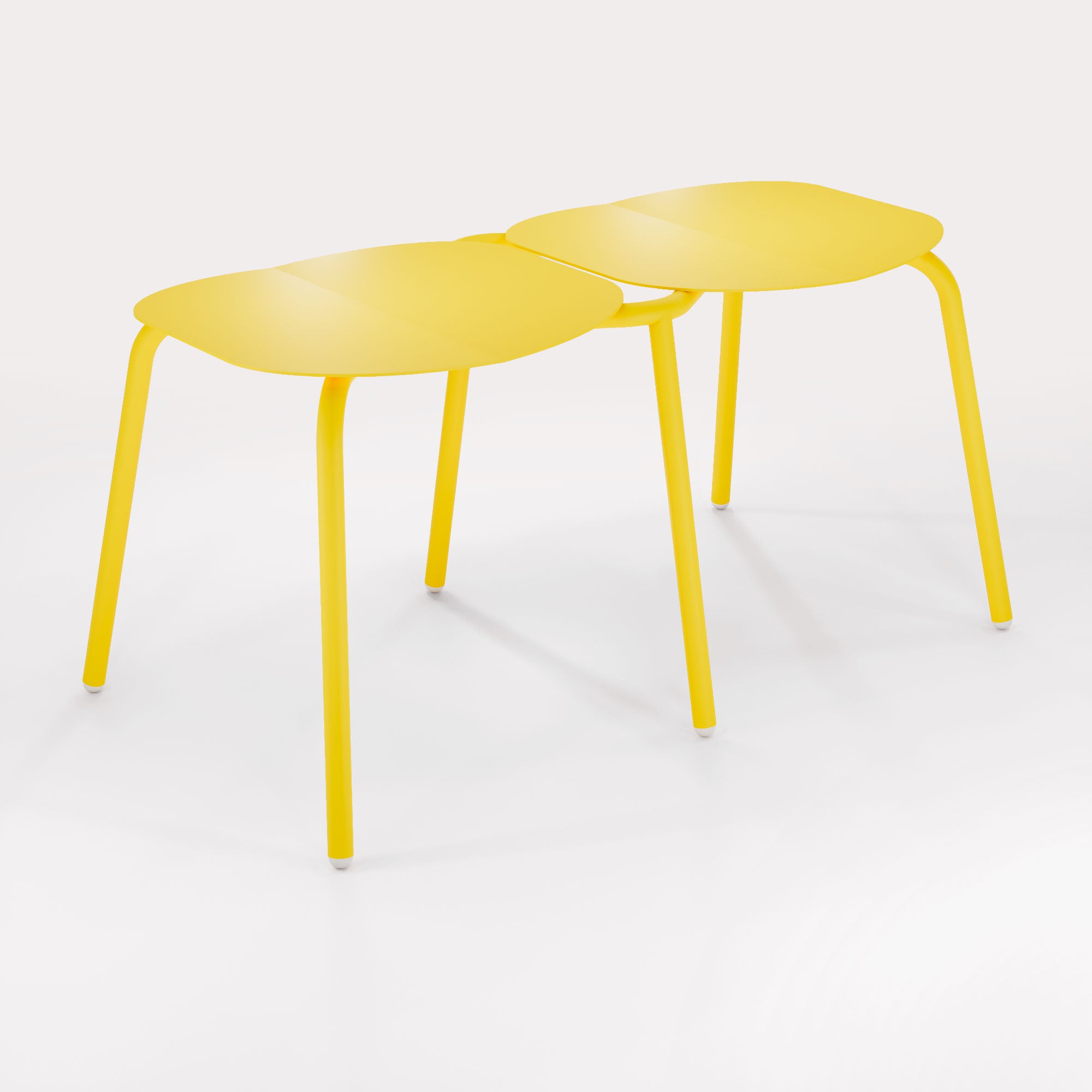 Tabouret Duo Breeze - Jaune Cédrat - bibelo