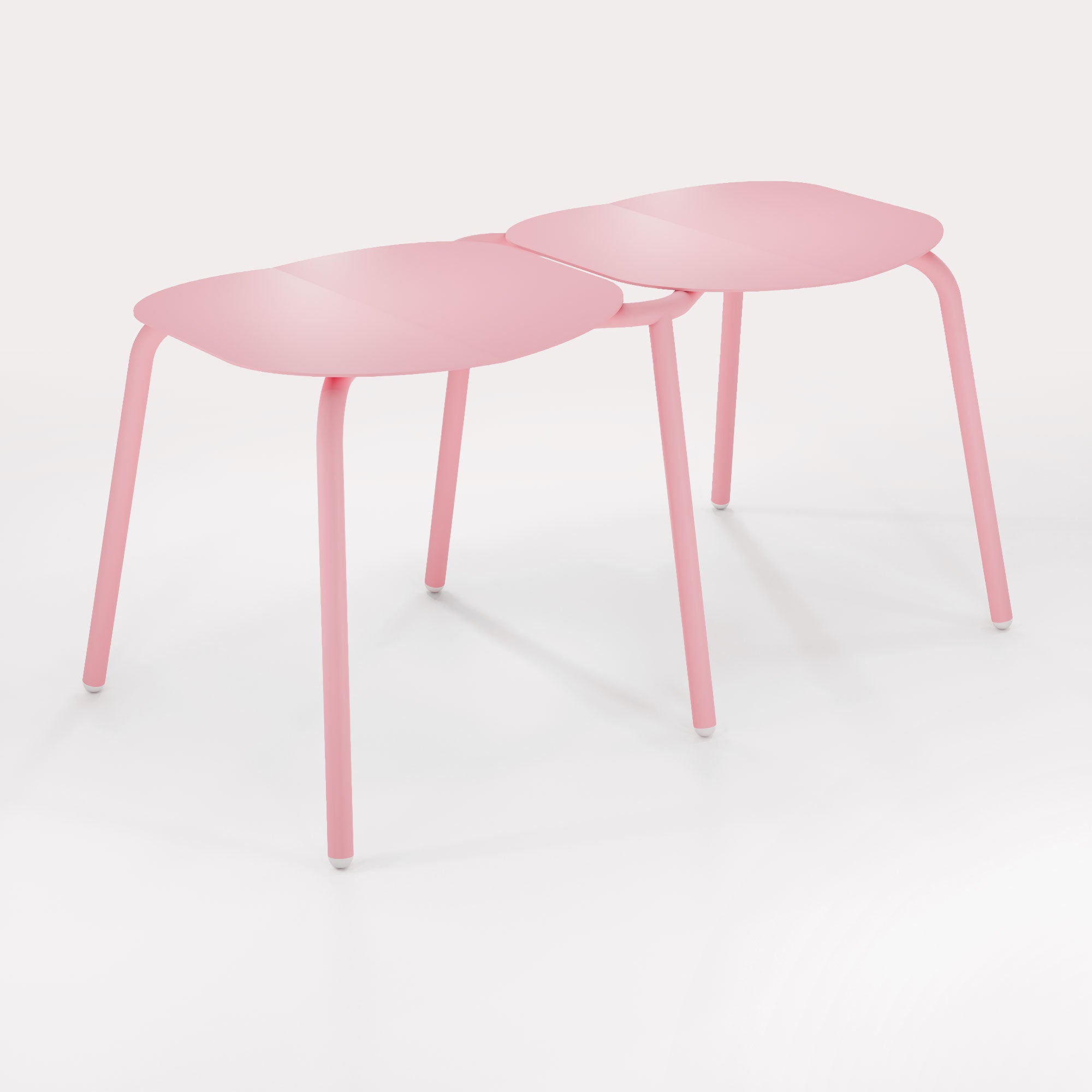 Tabouret Duo Breeze - Rose Météores - bibelo