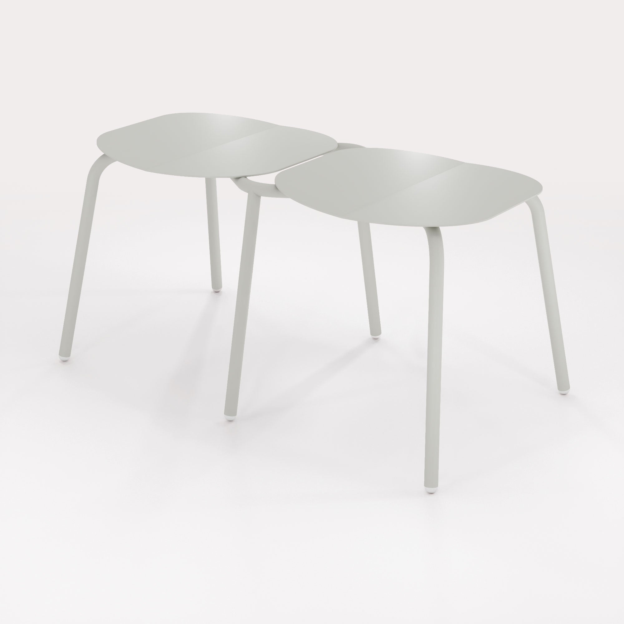 Tabouret Duo Breeze - Gris Galet - bibelo