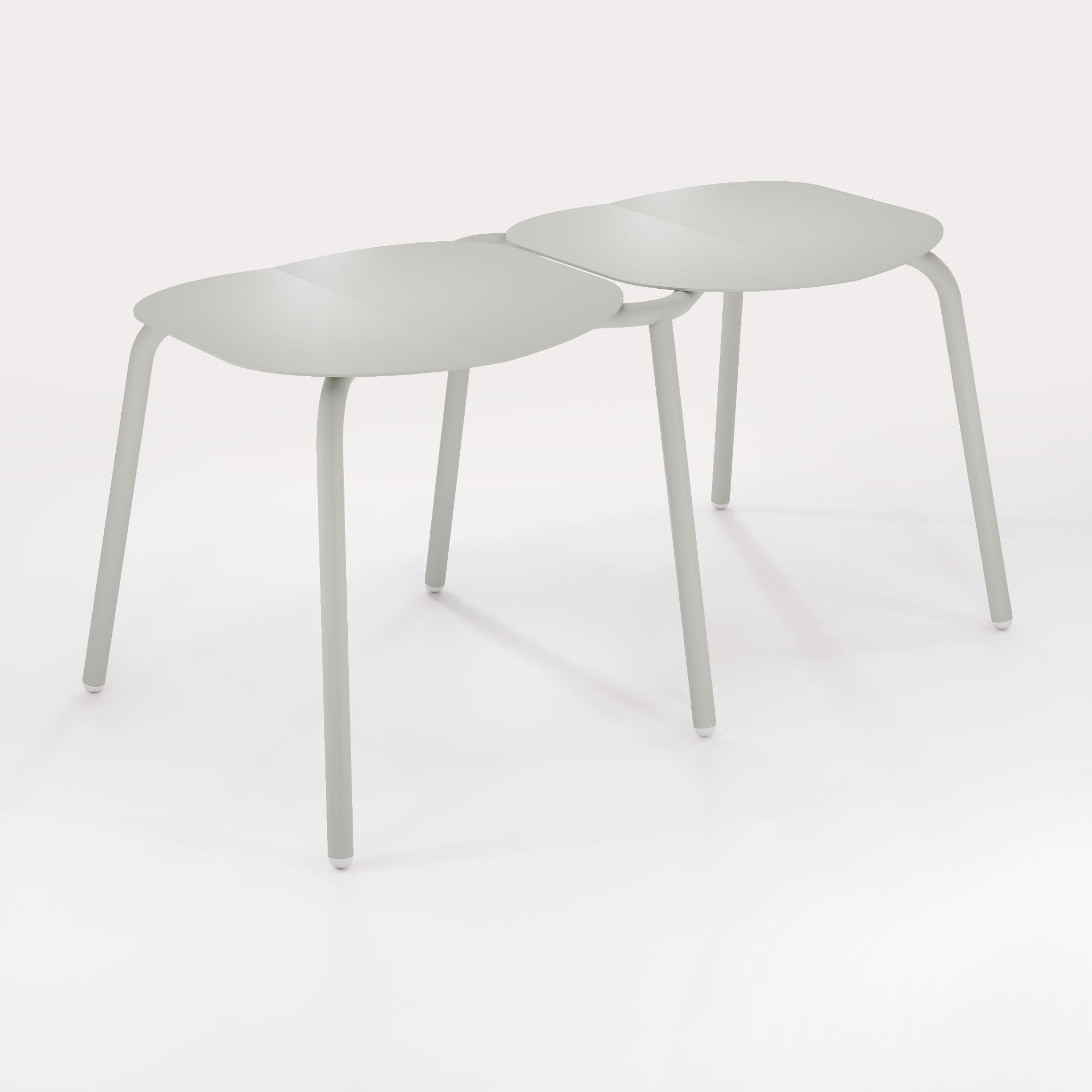 Tabouret Duo Breeze - Gris Galet - bibelo
