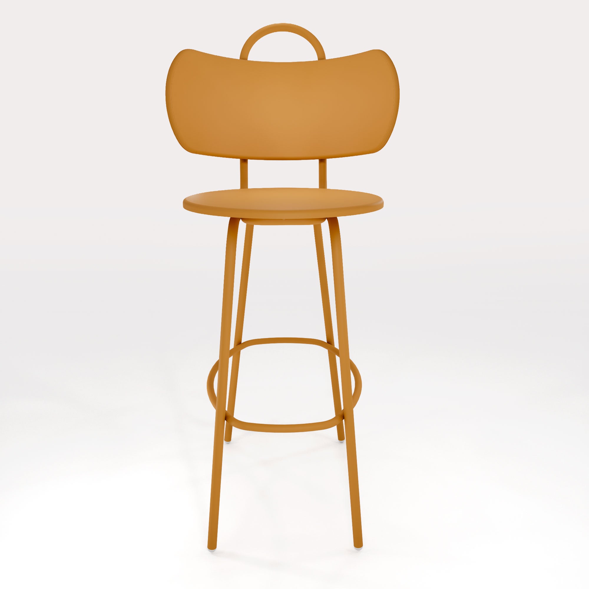 Tabouret Haut Swim H63cm - Lin Doré - bibelo