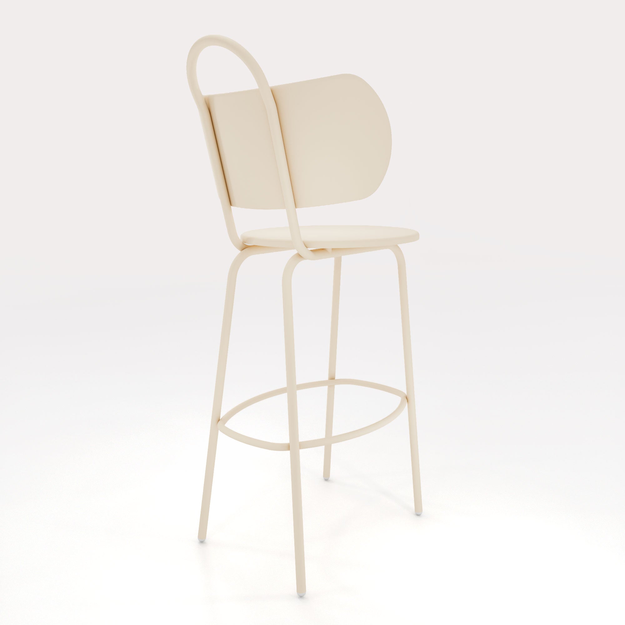 Tabouret Haut Swim H63cm - Sable Doré - bibelo