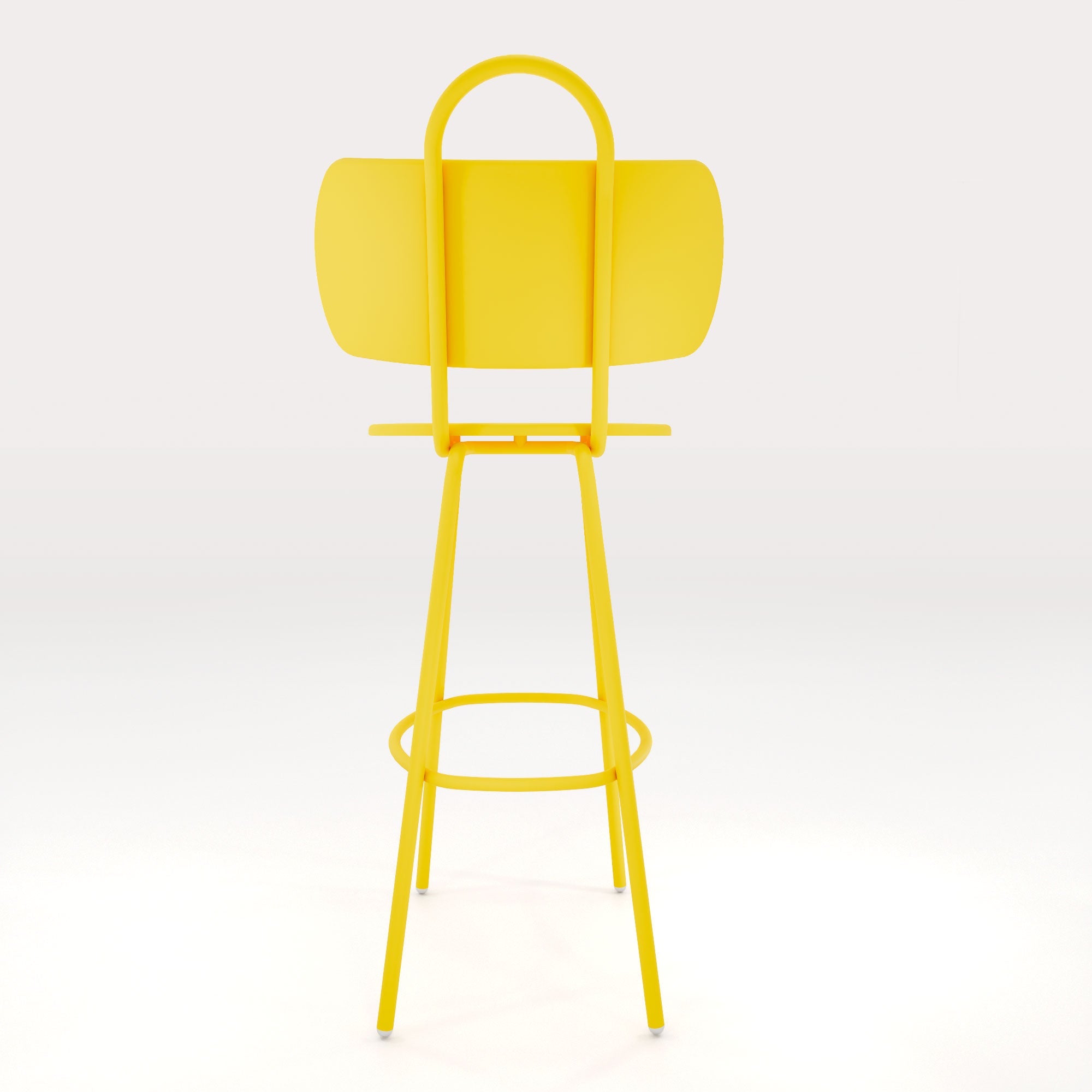 Tabouret Haut Swim H63cm - Jaune Cédrat - bibelo
