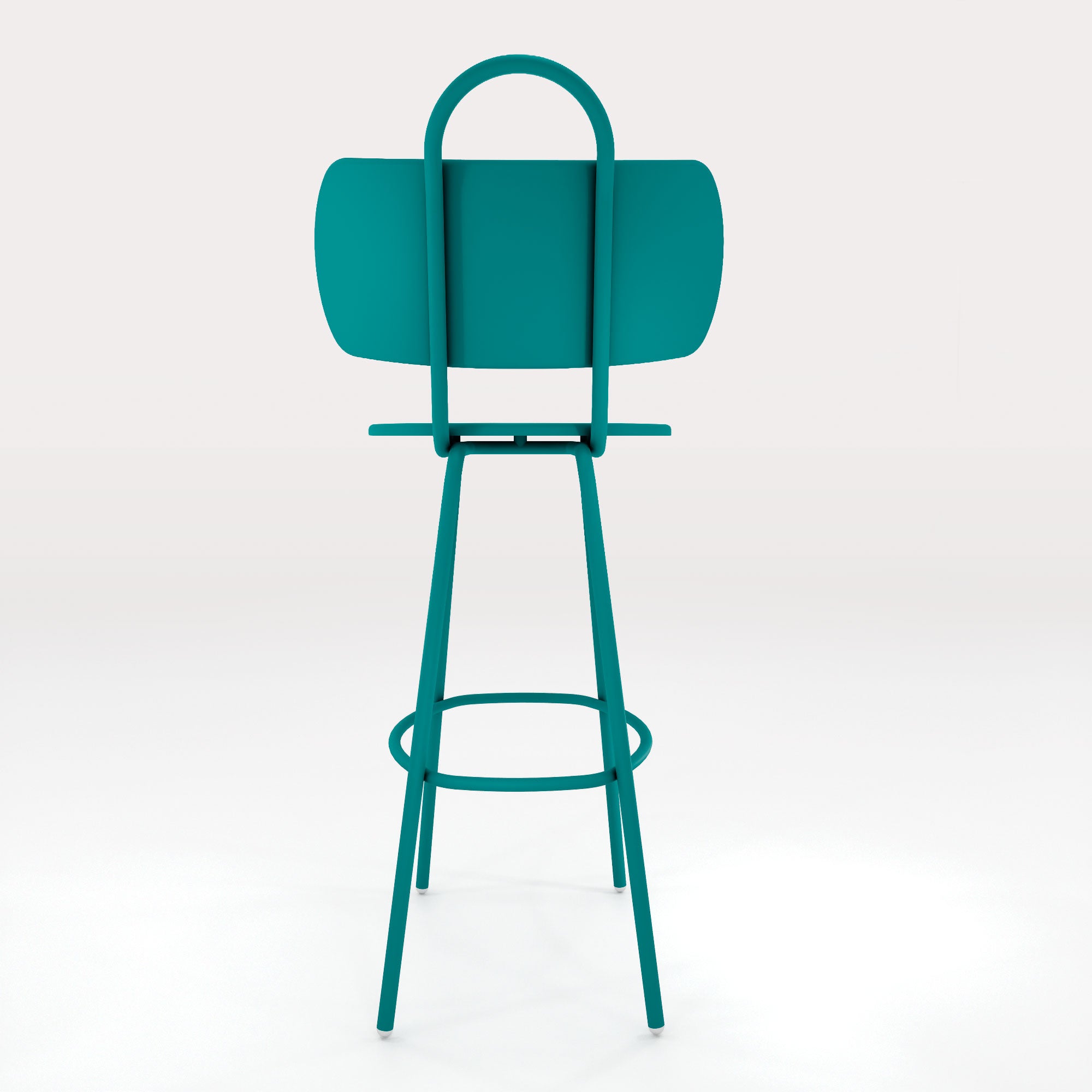 Tabouret haut Swim H63cm - Bleu Horizon - bibelo