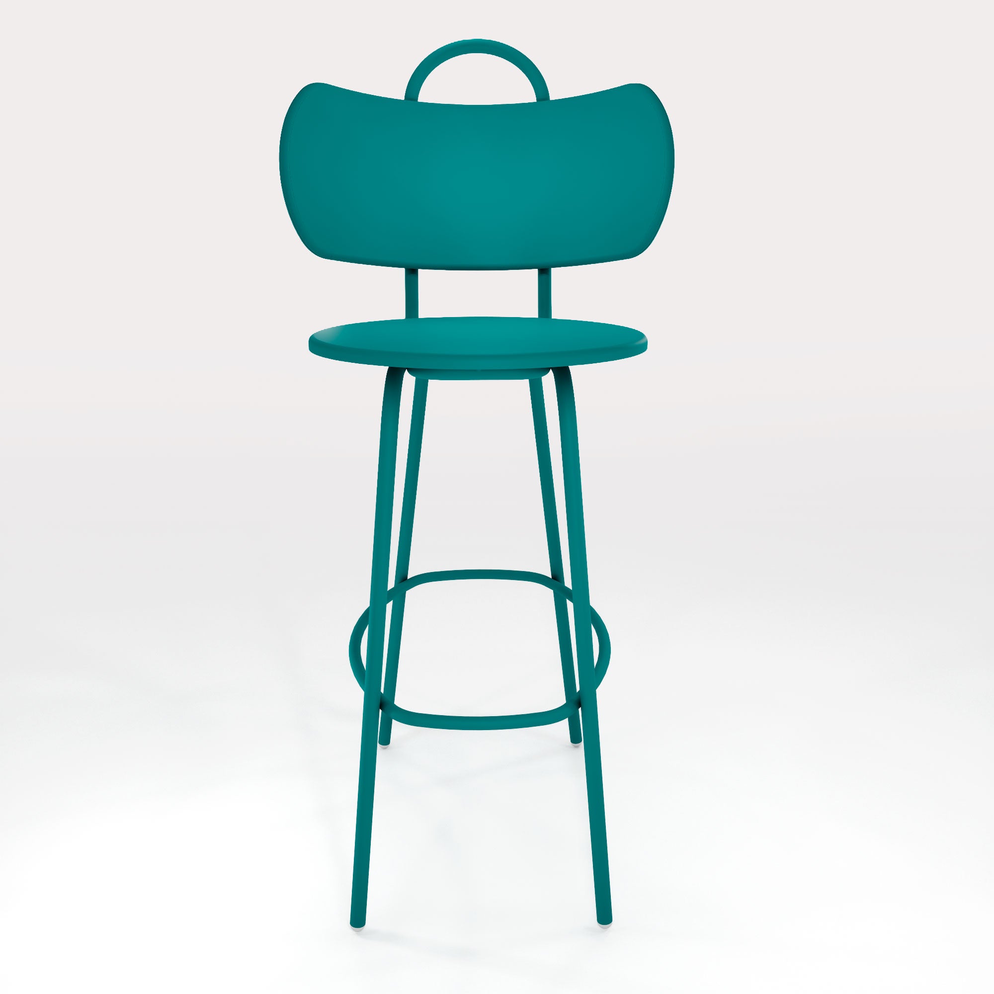 Tabouret haut Swim H63cm - Bleu Horizon - bibelo
