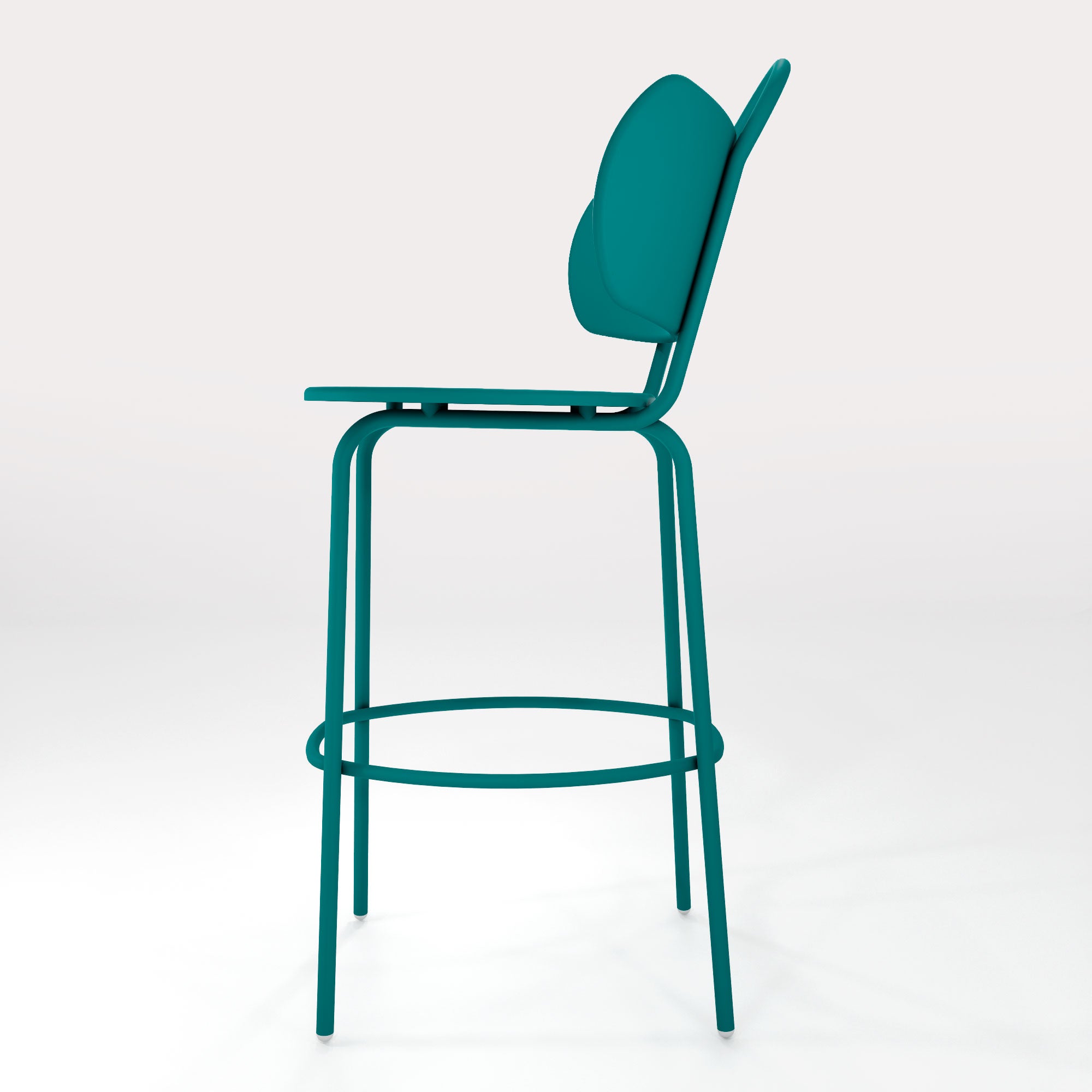 Tabouret haut Swim H63cm - Bleu Horizon - bibelo
