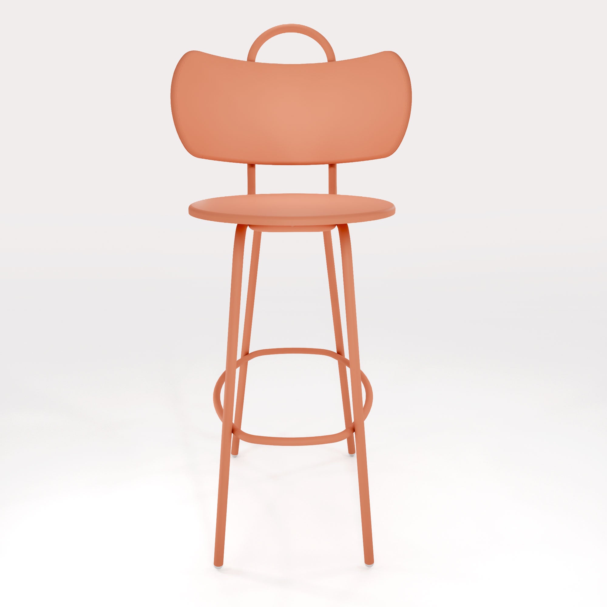 Tabouret Haut Swim H63cm - Terracotta Nuage - bibelo
