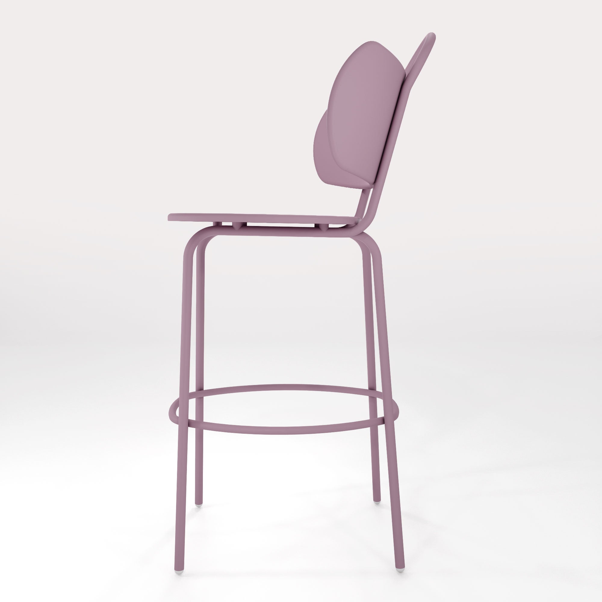Tabouret Haut Swim H63cm - Brume Lavande - bibelo