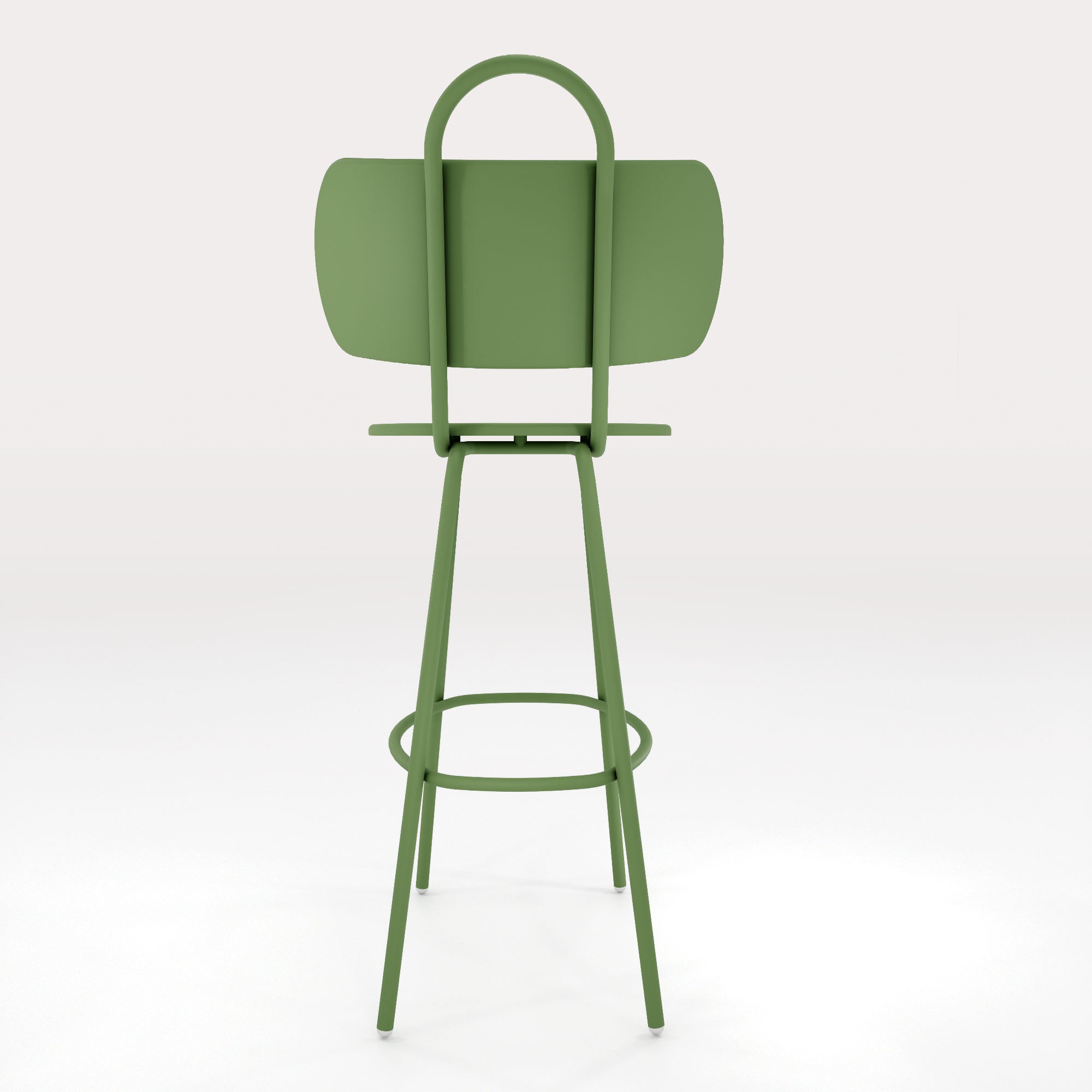Tabouret Haut Swim H63cm - Vert Lichen - bibelo