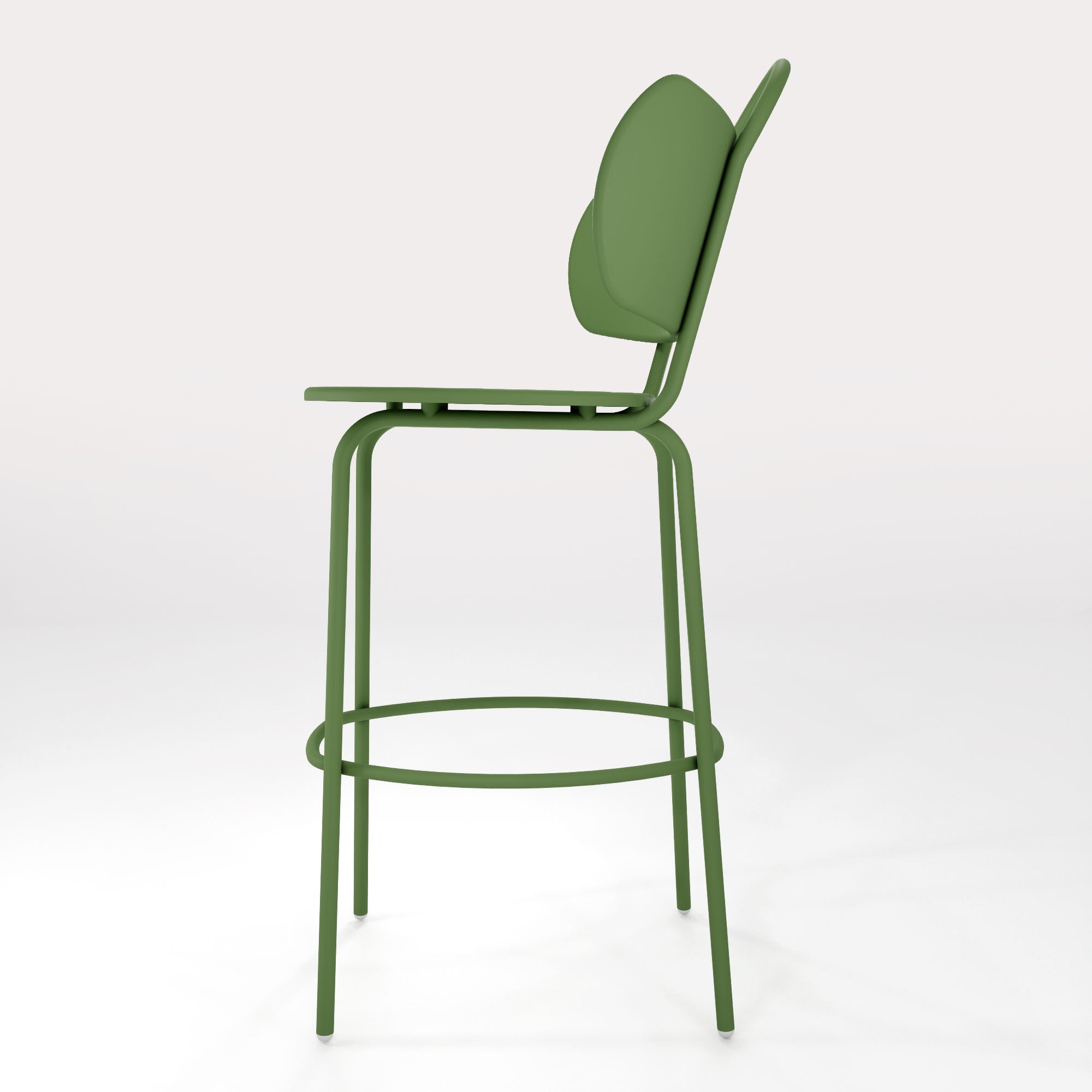 Tabouret Haut Swim H63cm - Vert Lichen - bibelo